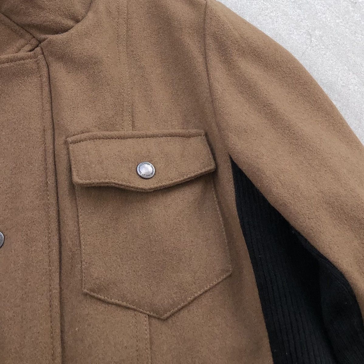 semanticdesign Japanese Brand Semantic Design Black Rip Wool Jacket Size US M / EU 48-50 / 2 - 5 Thumbnail
