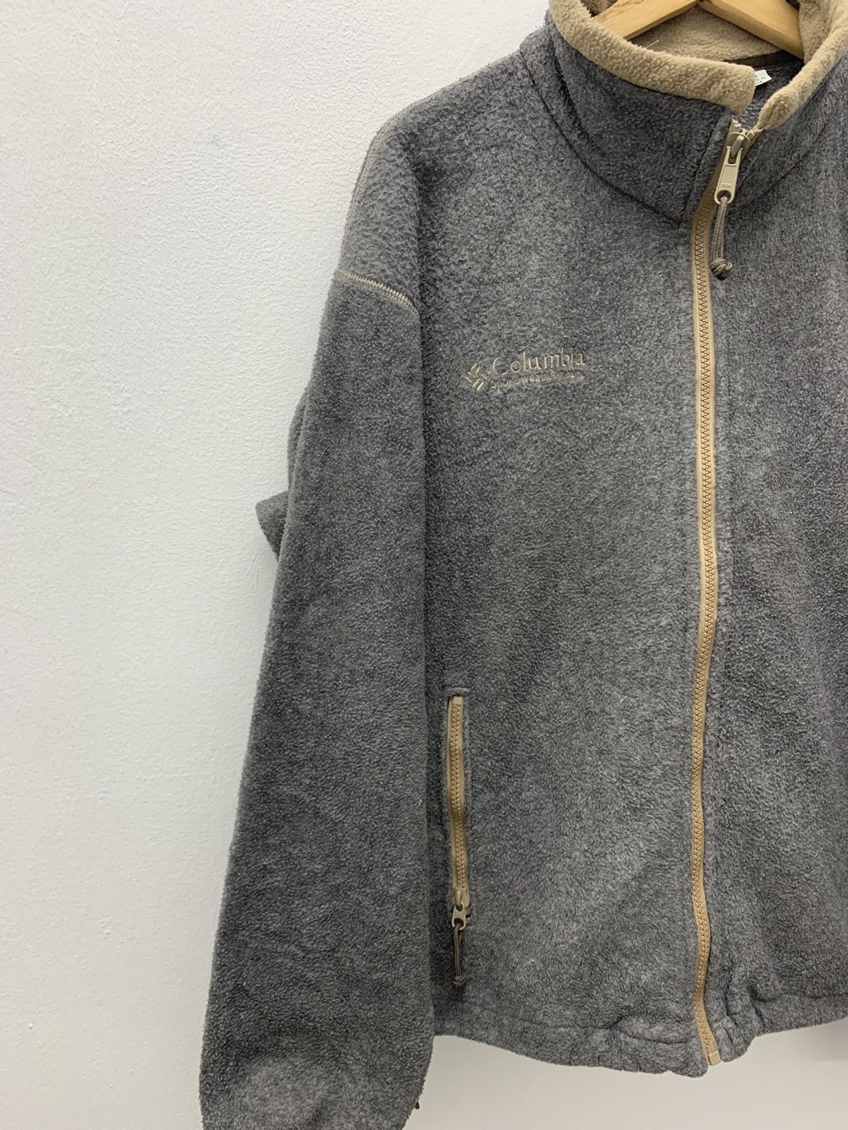 Columbia Vintage Columbia Fleece Zipper Jacket Size US M / EU 48-50 / 2 - 2 Thumbnail