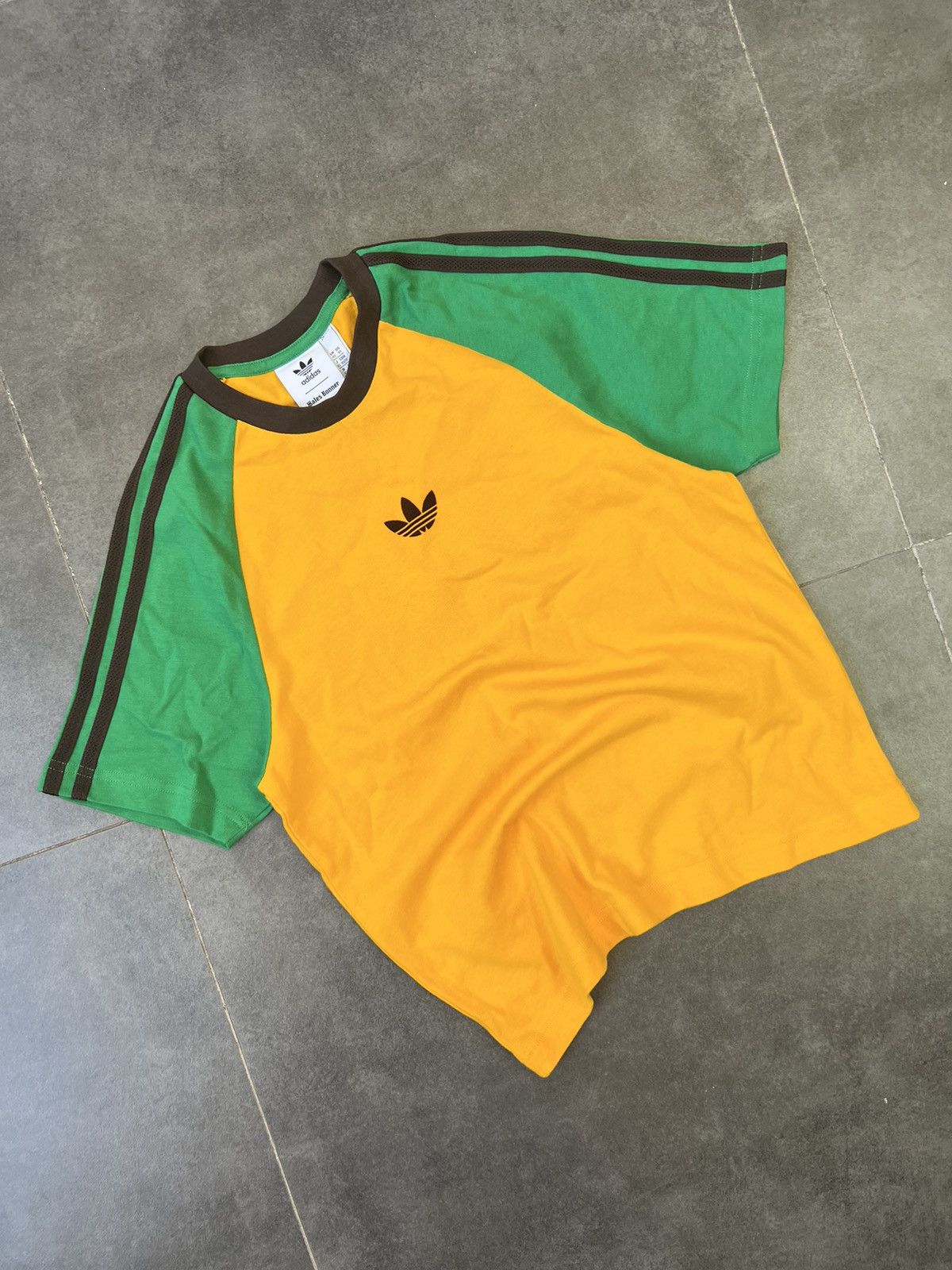 Adidas × Wales Bonner Adidas x Wales Bonner 3 stripes brazil colours tee Size XS / US 0-2 / IT 36-38 - 1 Thumbnail