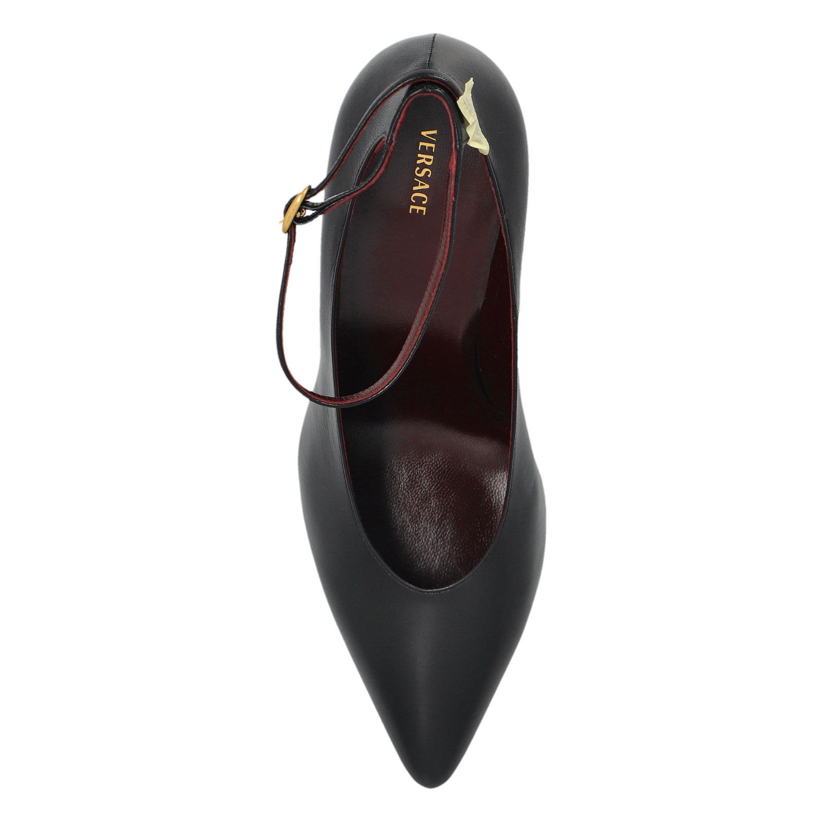 Versace VERSACE Gianni Black Leather Heel Pumps New & Authentic (Wom Size US 7 / IT 37 - 4 Thumbnail
