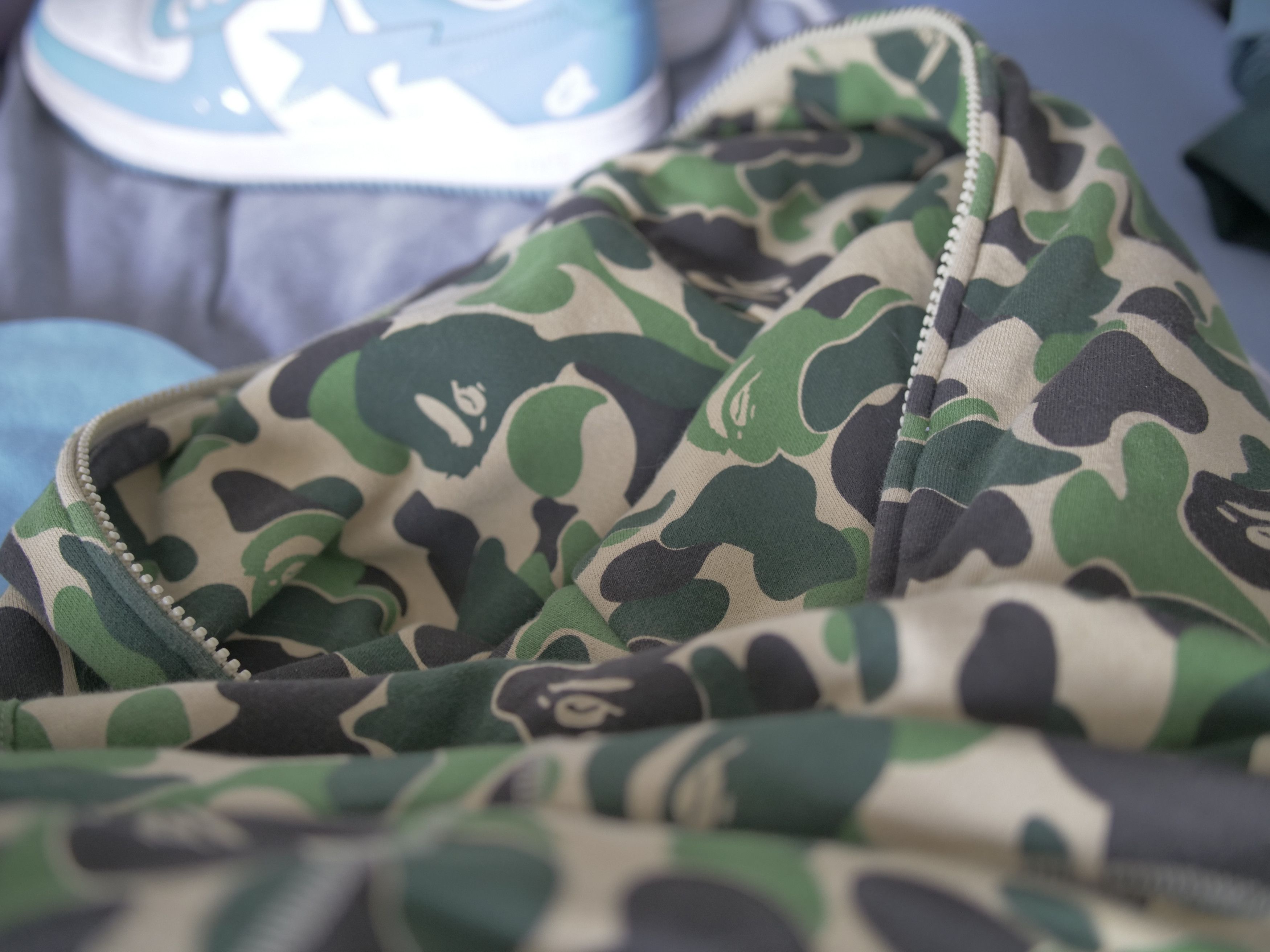 Bape Giant ABC Camo Full Zip Hoodie Size US XL / EU 56 / 4 - 6 Thumbnail