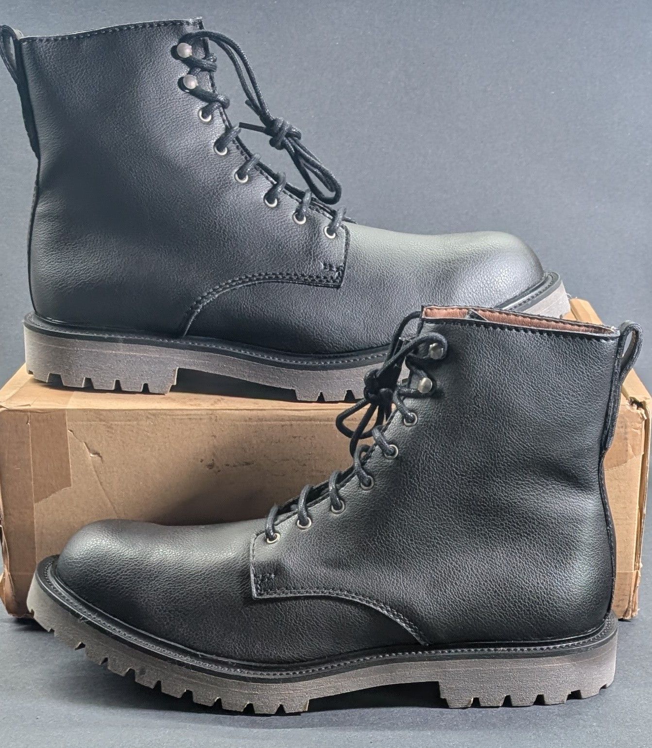 Ground Cover 8-eye Boot Cactus Leather Size US 13 / EU 46 - 5 Thumbnail