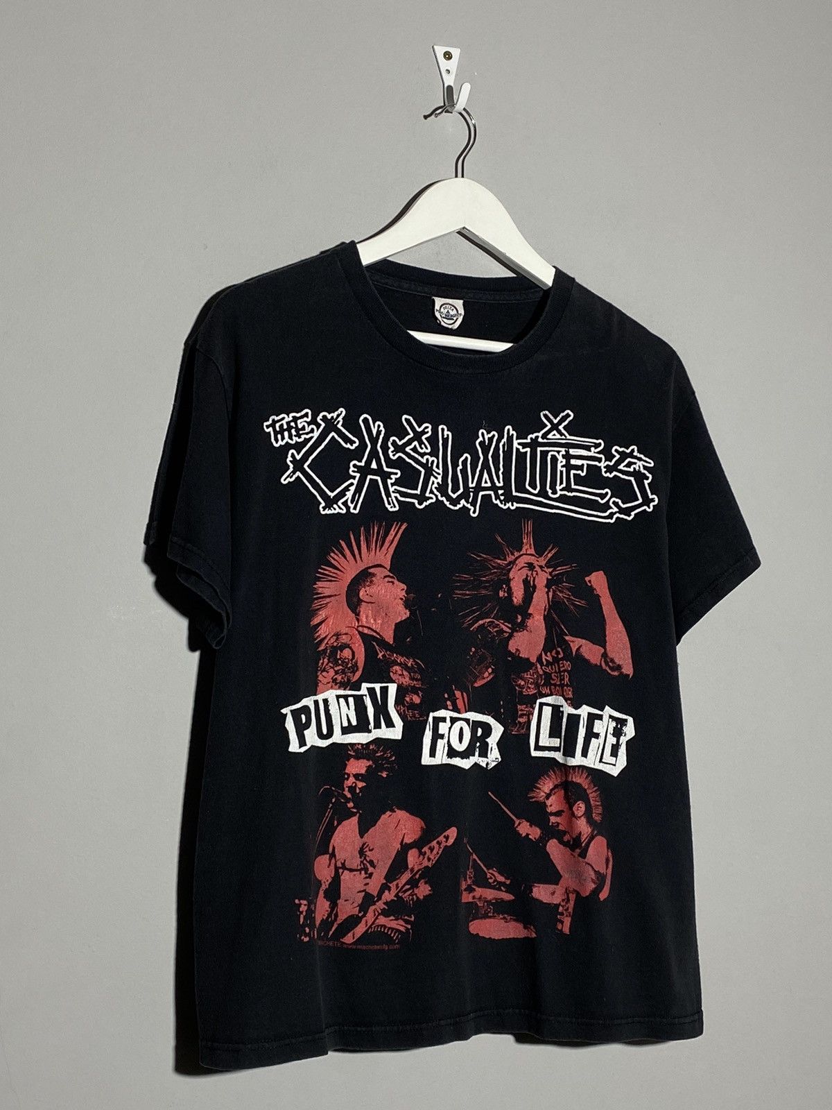 Band Tees The Casualties Punk For Life Graphic Print T-shirt Size US M / EU 48-50 / 2 - 2 Thumbnail