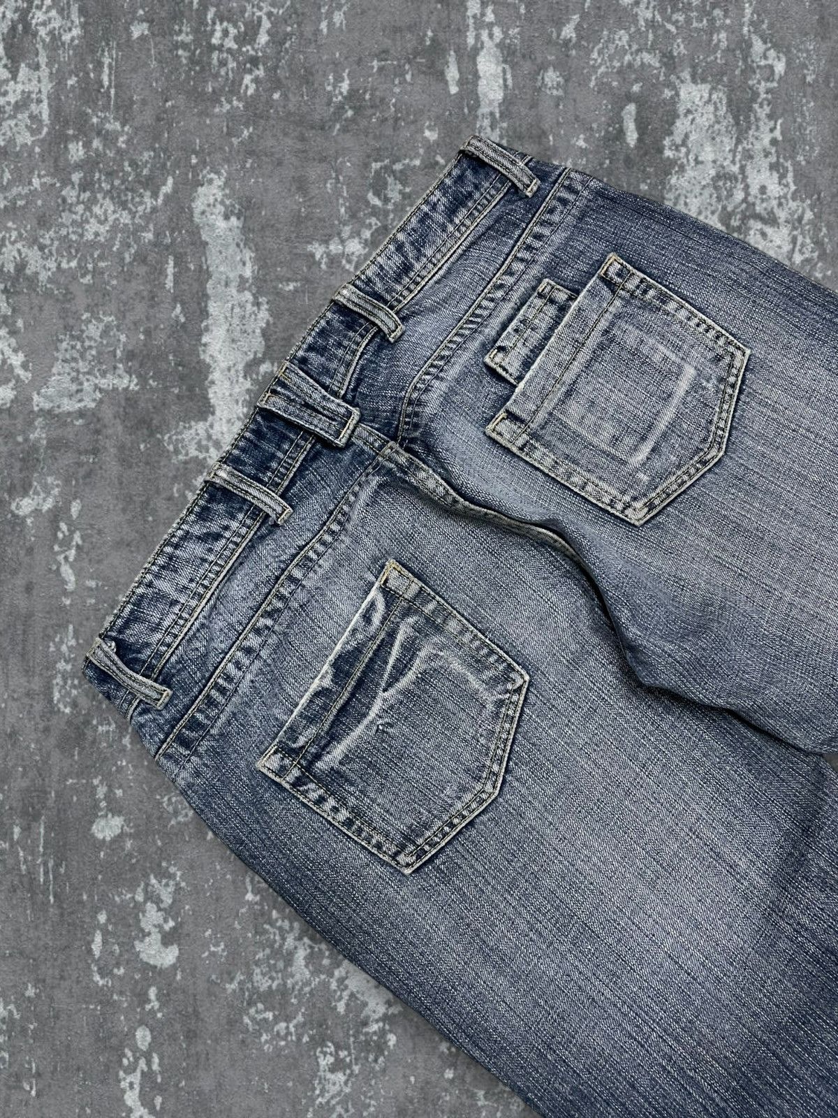 Hysteric Glamour Vintage 90s Rare Japan Designer Camel Road Distressed Denim Size US 31 - 13 Thumbnail