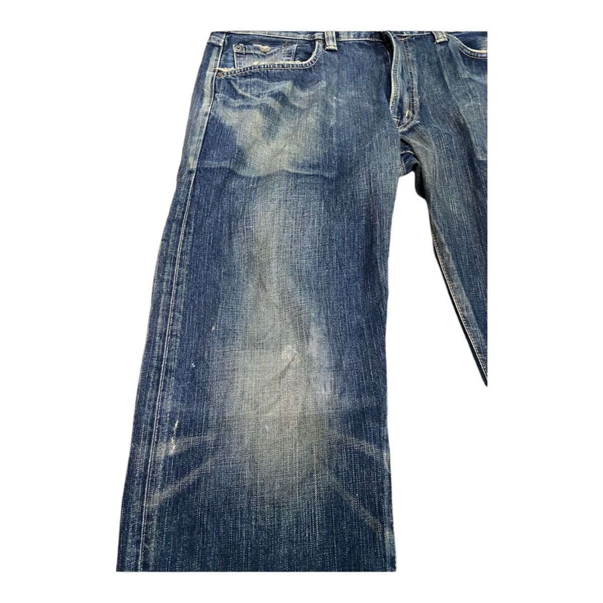 Edwin × Japanese Brand × Vintage Edwin Lot 504 Regular Straight Cut Pants Indigo Jeans Size US 36 / EU 52 - 3 Thumbnail