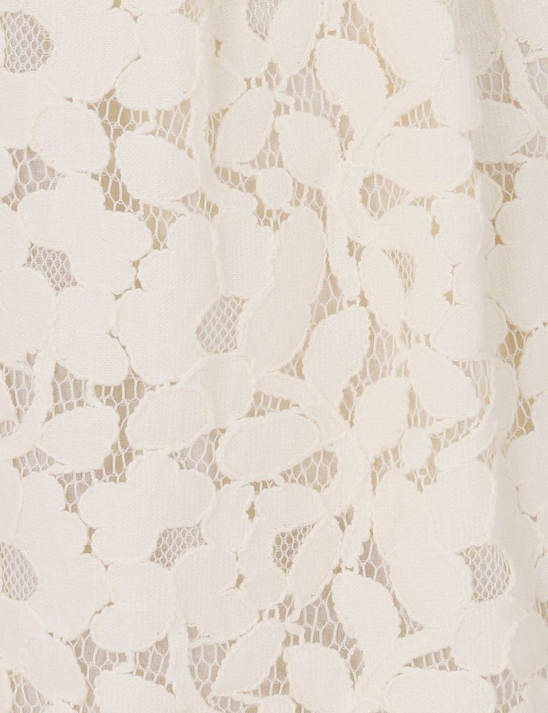 Zimmermann oc11z0226 Illuminate Lace Shorts In Cream Size 26" / US 2 / IT 38 - 6 Thumbnail