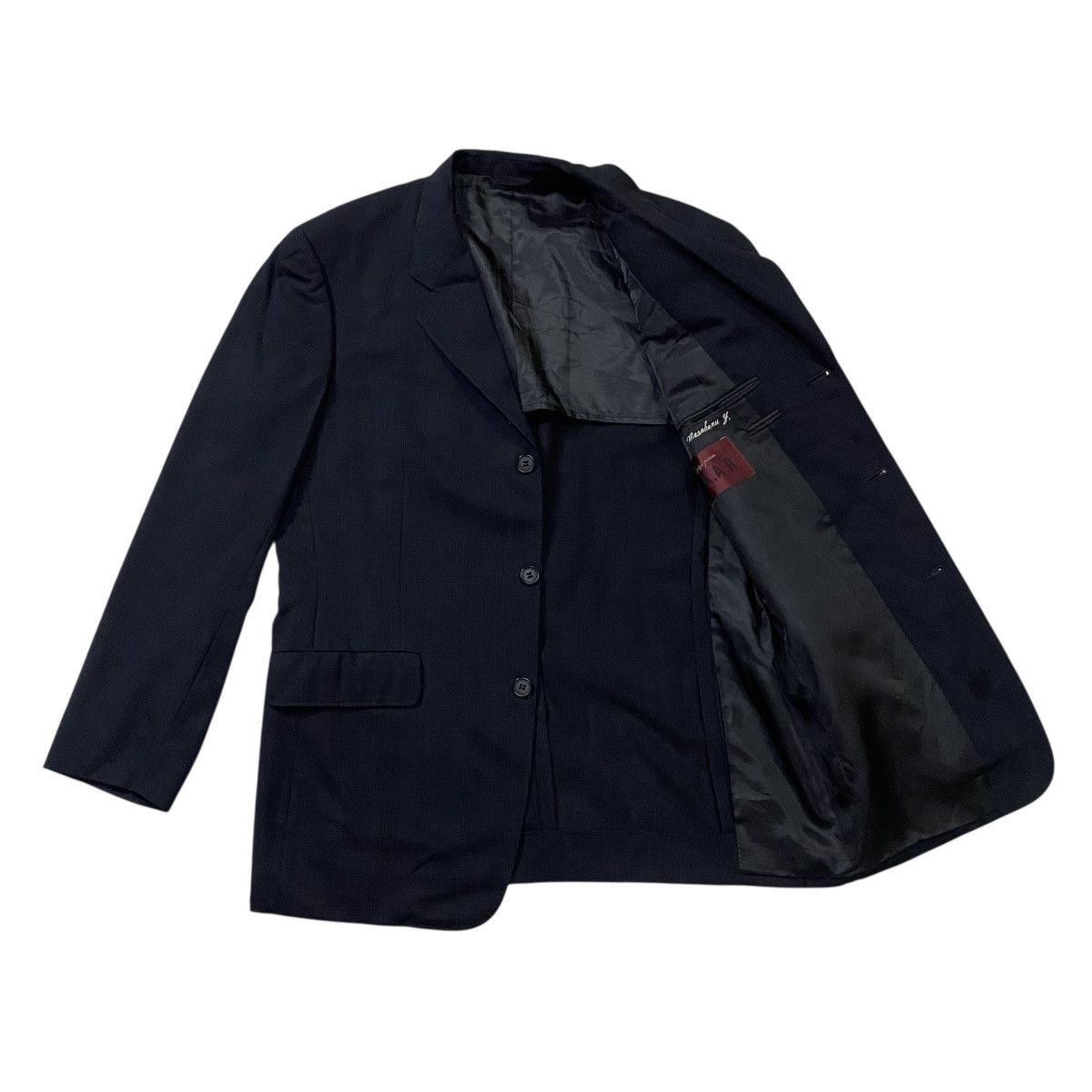 Yohji Yamamoto A.A.R. Yohji Yamamoto black blazer jacket Size US L / EU 52-54 / 3 - 3 Thumbnail
