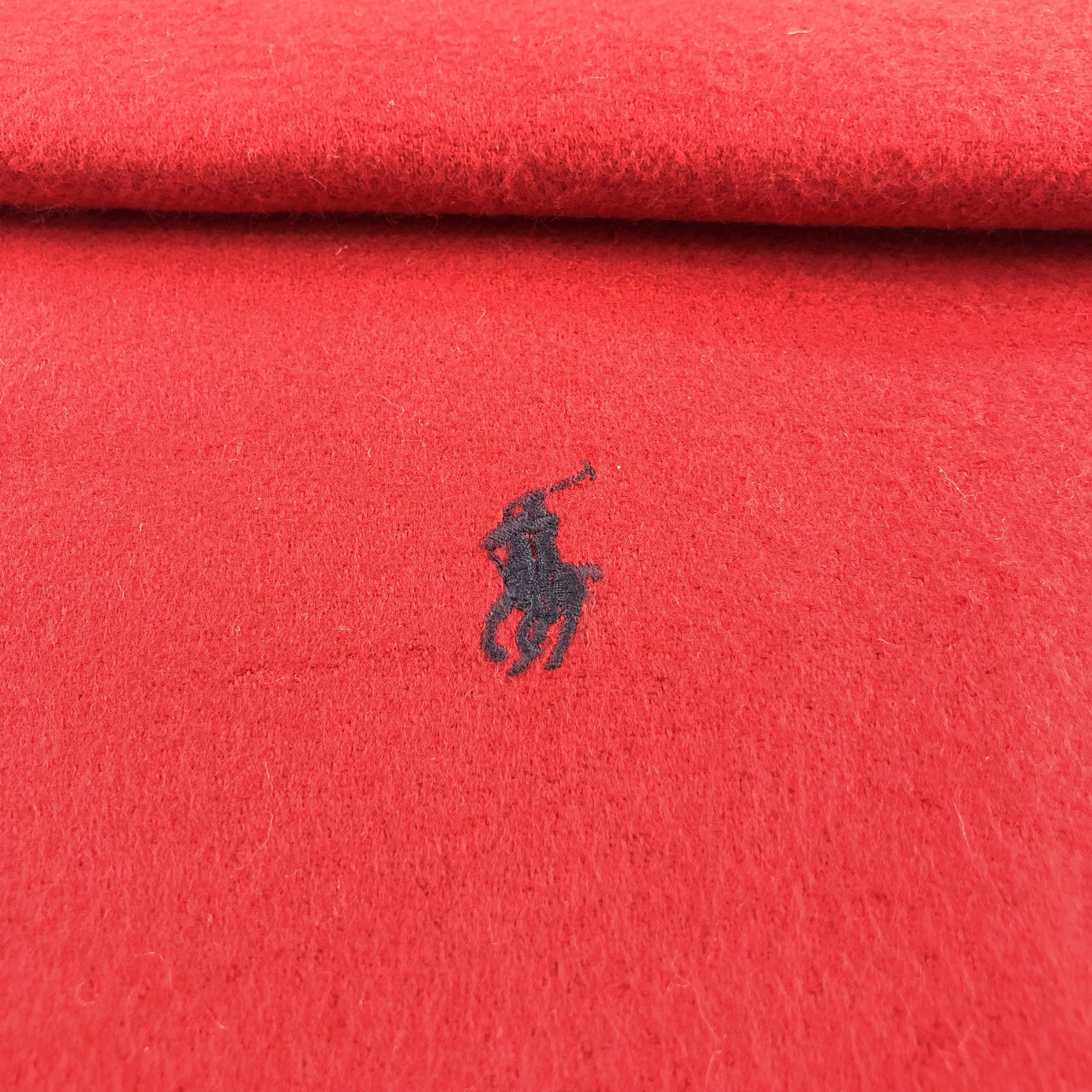 Polo Ralph Lauren Polo Ralph Lauren Red Cotton Scarf Muffler V856 Size ONE SIZE - 4 Thumbnail