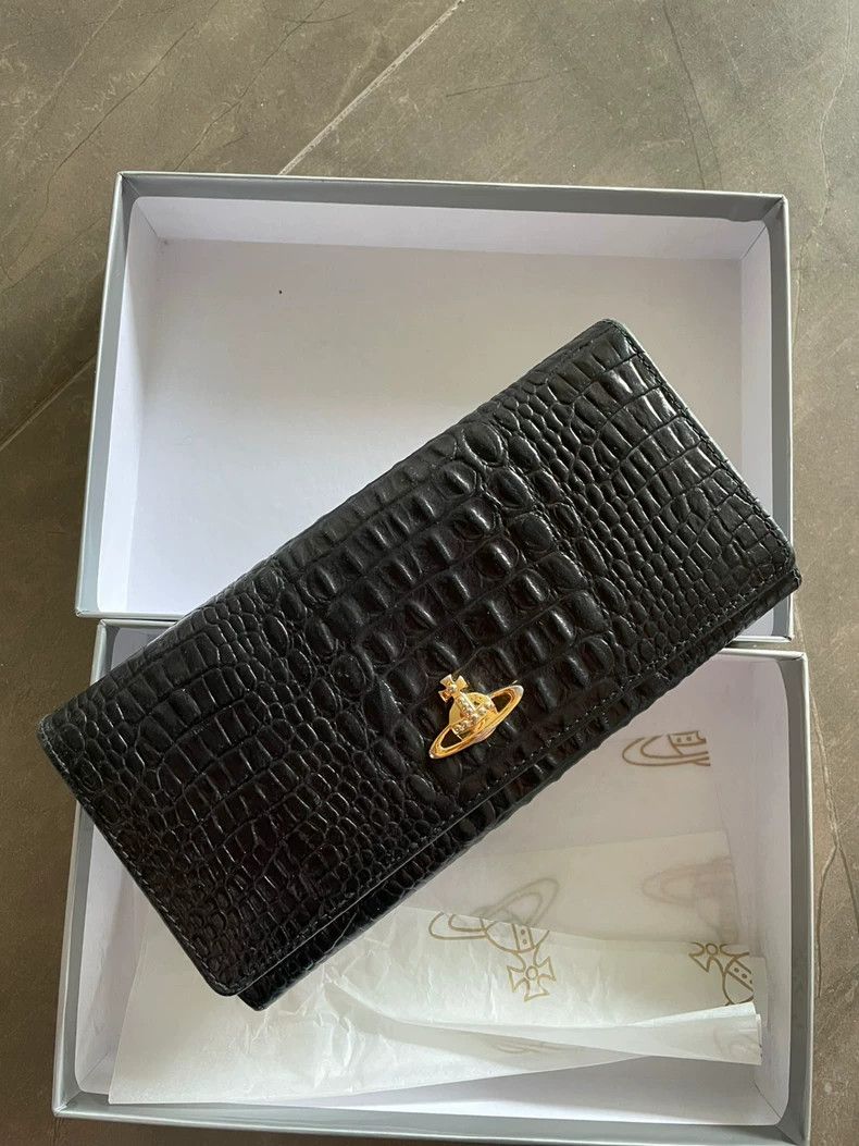 Vivienne Westwood vivienne westwood Crocodile pattern leather handbag Size ONE SIZE - 2 Thumbnail