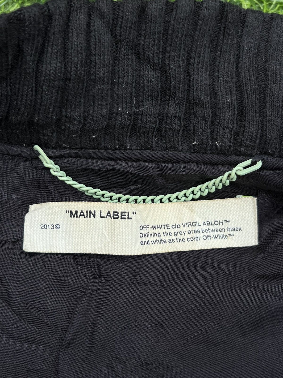 Off-White Off-White c/o Virgil FW20 (Black) Wool VarsityJacket- Large Size US M / EU 48-50 / 2 - 11 Thumbnail