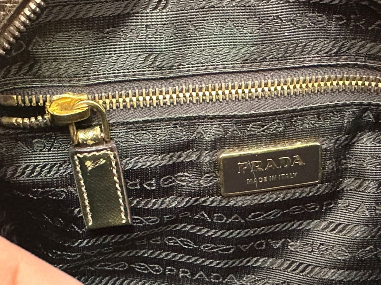 Prada Prada Bauletto Handbag Saffiano Leather Small Size ONE SIZE - 7 Thumbnail