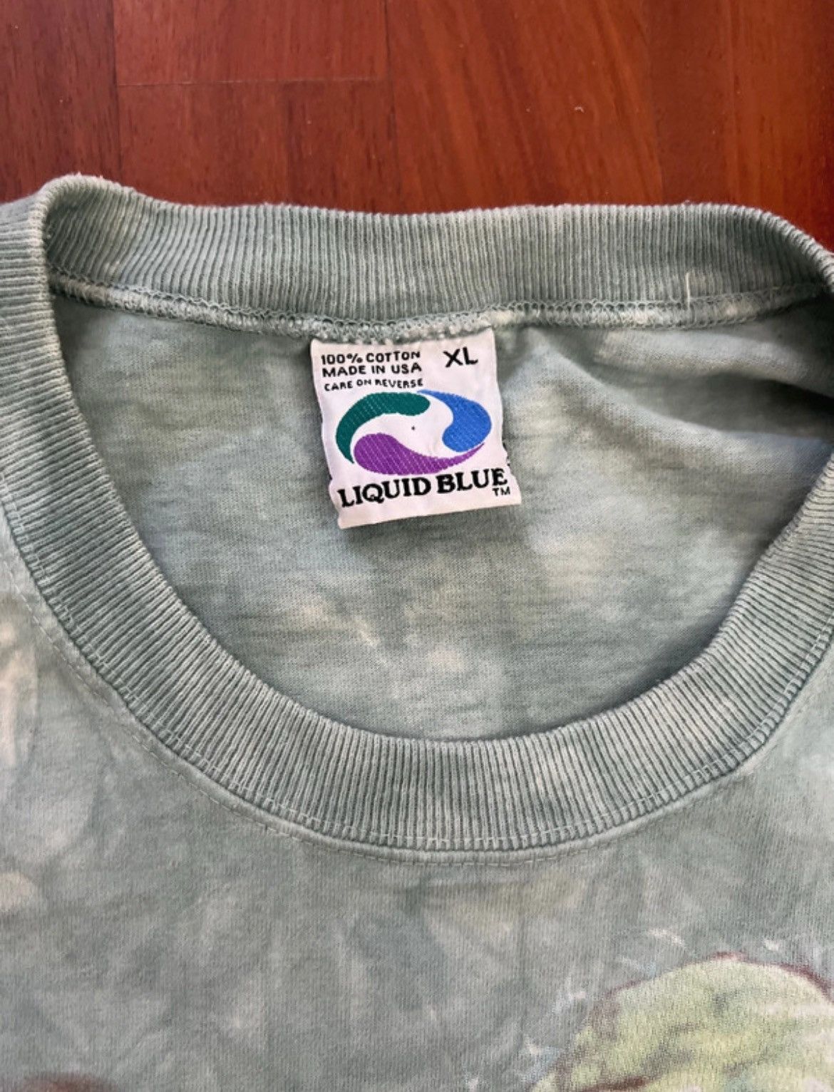 Liquid Blue Vintage Star Wars Yoda T-Shirt 1997 – Made in USA – XL Size US XL / EU 56 / 4 - 4 Thumbnail
