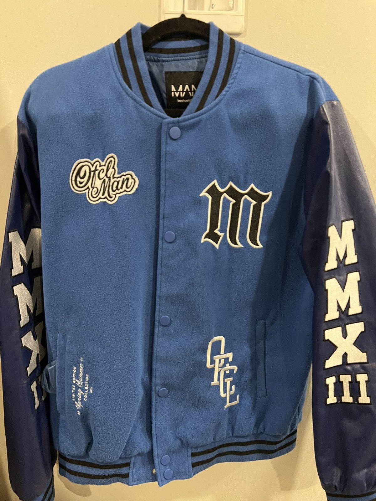 Boohoo Boohoo man varsity jacket Size US L / EU 52-54 / 3 - 1 Thumbnail