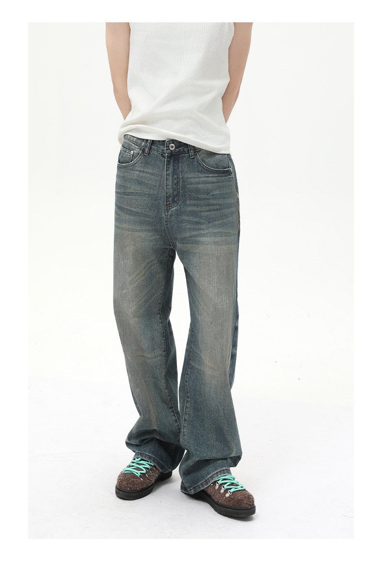 Japanese Brand × Jean Washed vintage distressed whisker washed casual jeans Size US 32 / EU 48 - 2 Thumbnail