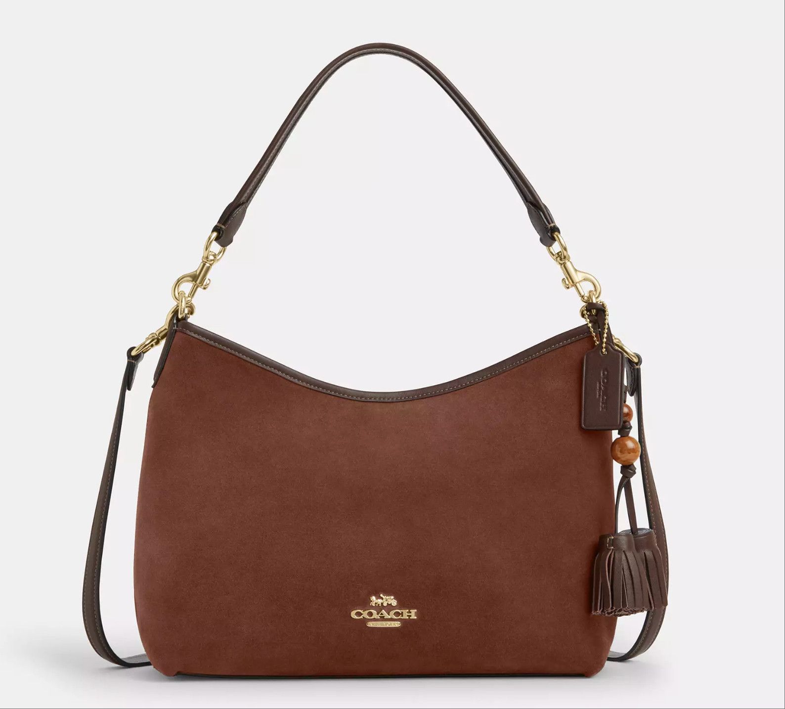 Coach Laurel Shoulder Bag With Tassels CCC75 Size ONE SIZE - 10 Thumbnail