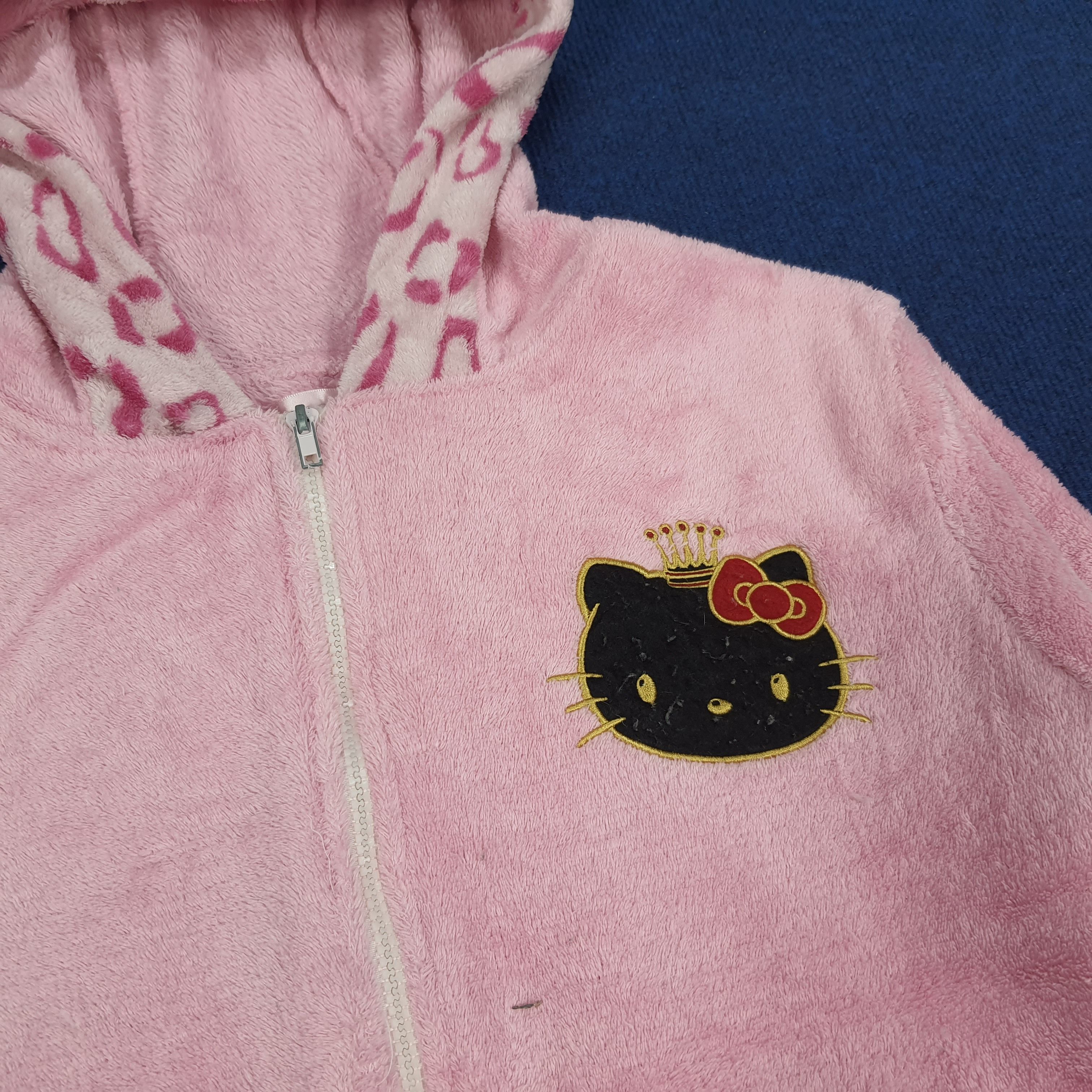 Japanese Brand × Vintage Vintage Hello Kitty Japanese Brand Zipper Fleece Hoodie Size S / US 4 / IT 40 - 4 Thumbnail