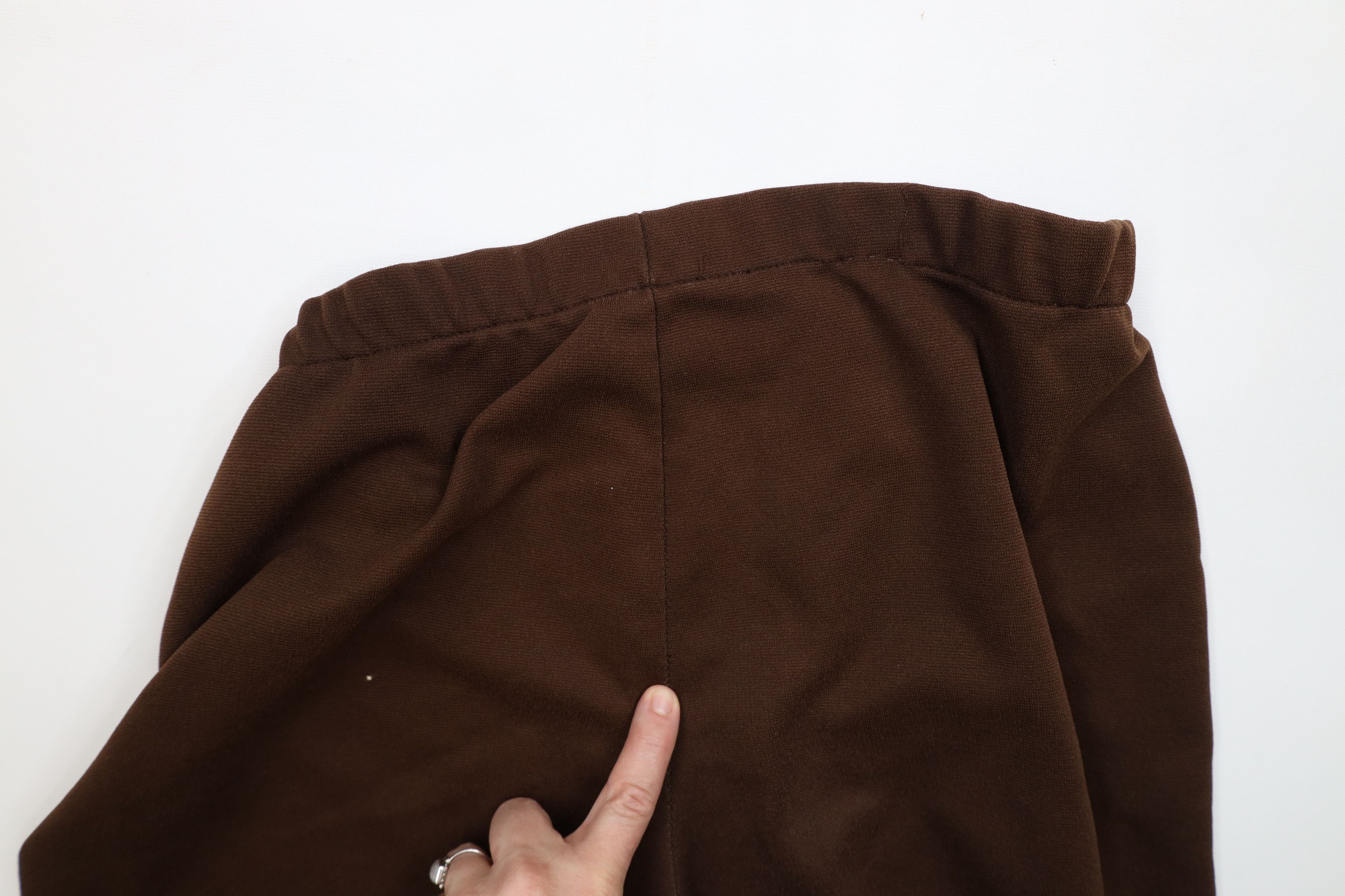Vintage Vintage 70s Streetwear Blank Bermuda Hot Shorts Brown USA Size 38" / US 16 / IT 52 - 13 Thumbnail