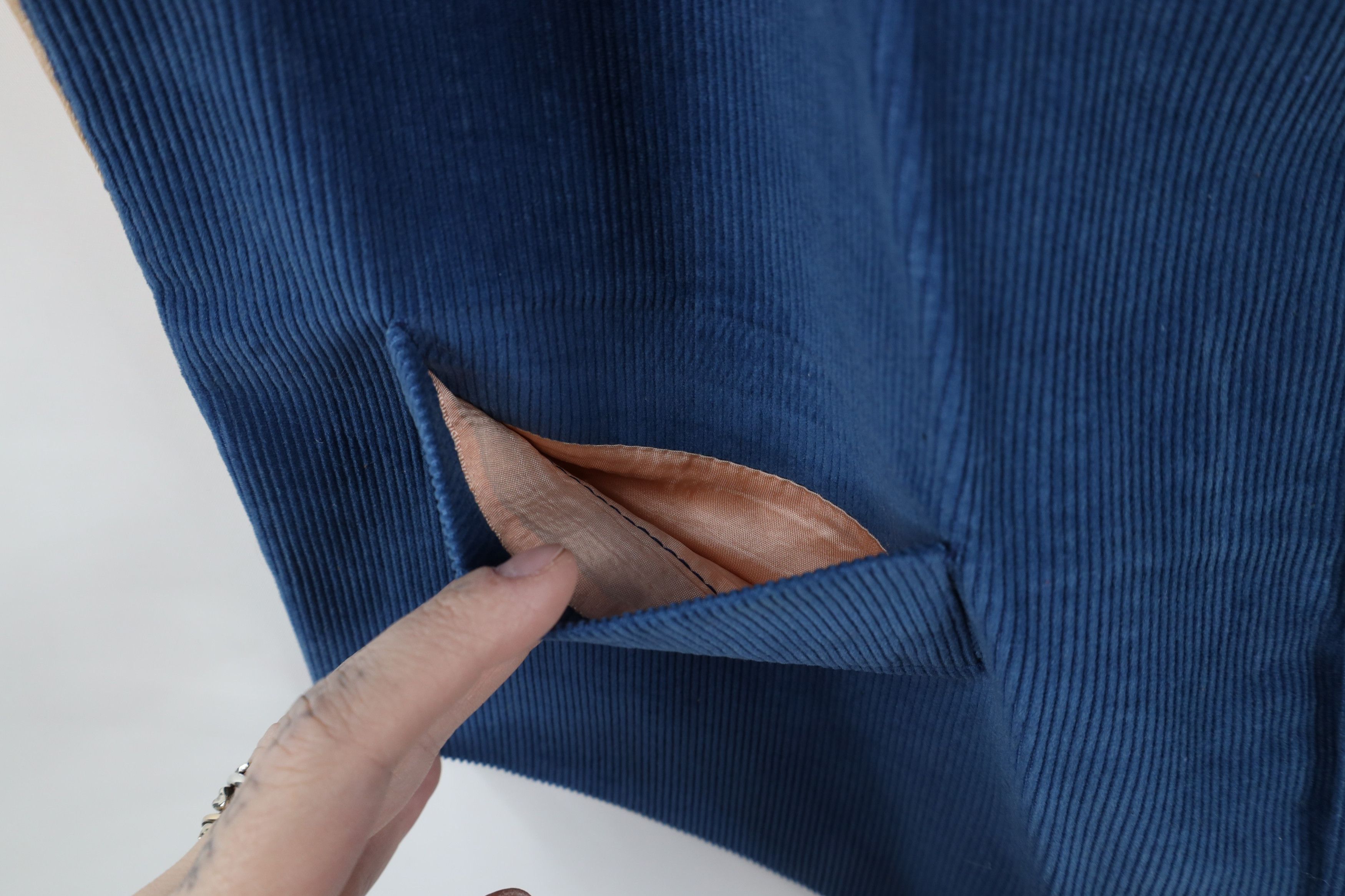 Vintage Vintage 70s Streetwear Button Suit Vest Jacket Blue USA Size US L / EU 52-54 / 3 - 5 Thumbnail