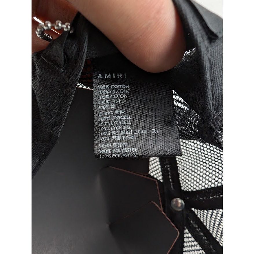 Amiri o1rshd1 Q:79+ / Pegasus Trucker Hat / Cap in Black Size ONE SIZE - 17 Thumbnail