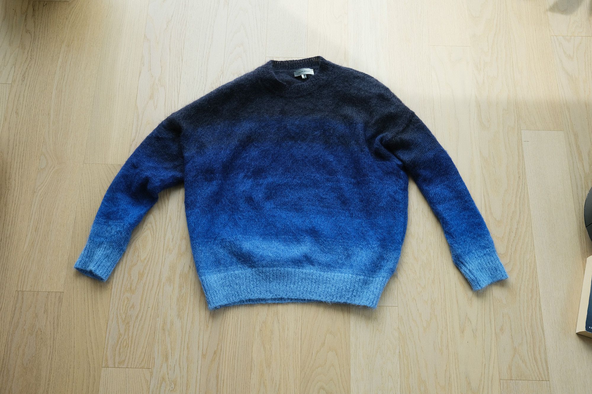 image of Isabel Marant Blue Drussell Sweater in Navy, Men's (Size Large)