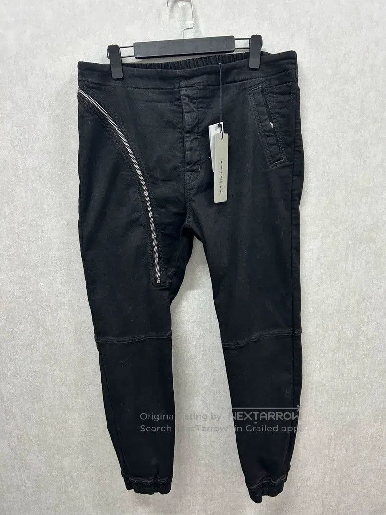 Rick Owens Rick Owens size XL Black Curved Knife Zipper Jeans Size US 27 - 1 Thumbnail
