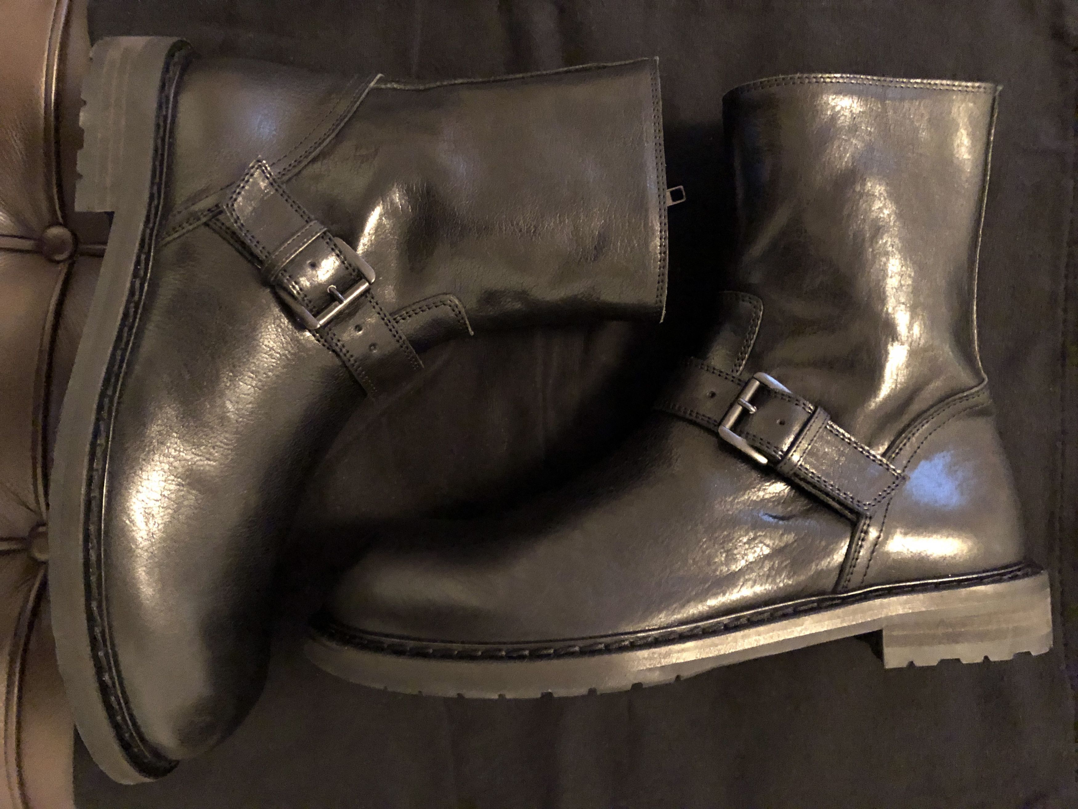 Ann Demeulemeester New Ann Demeulemeester Leather Biker Boots Size US 9 / EU 42 - 3 Thumbnail