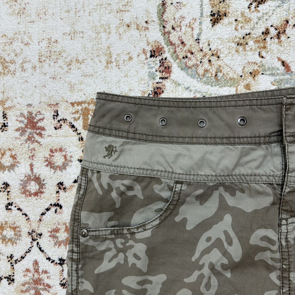 If Six Was Nine Vintage Japanese Style Mini Skirt Camo Hype Grunge Y2K 00s Size 25" / US 0 / IT 36 - 6 Thumbnail