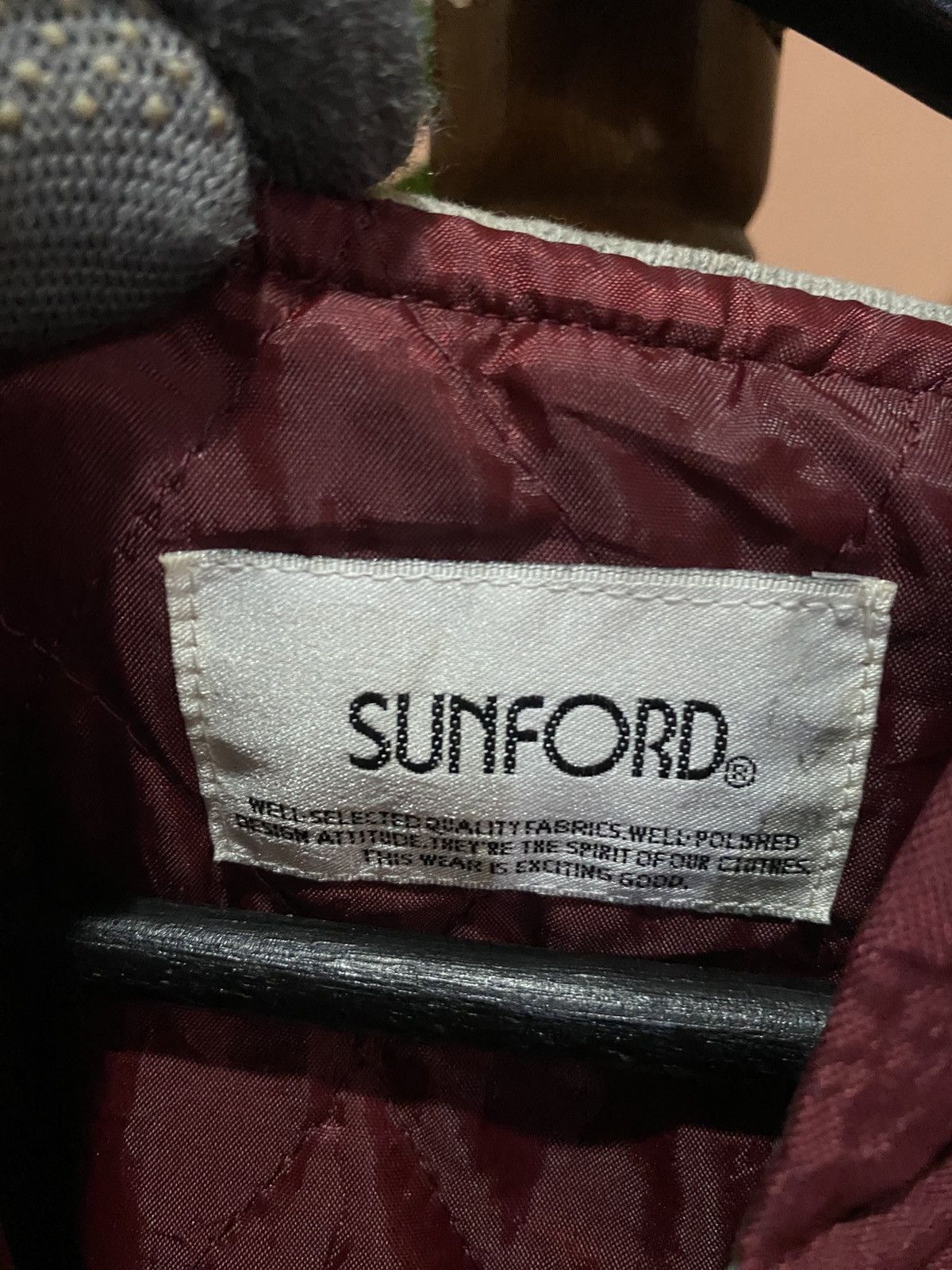 Vintage Vintage Sunford Maroon Windbreaker Hoodie Jacket Typography Size US M / EU 48-50 / 2 - 7 Thumbnail