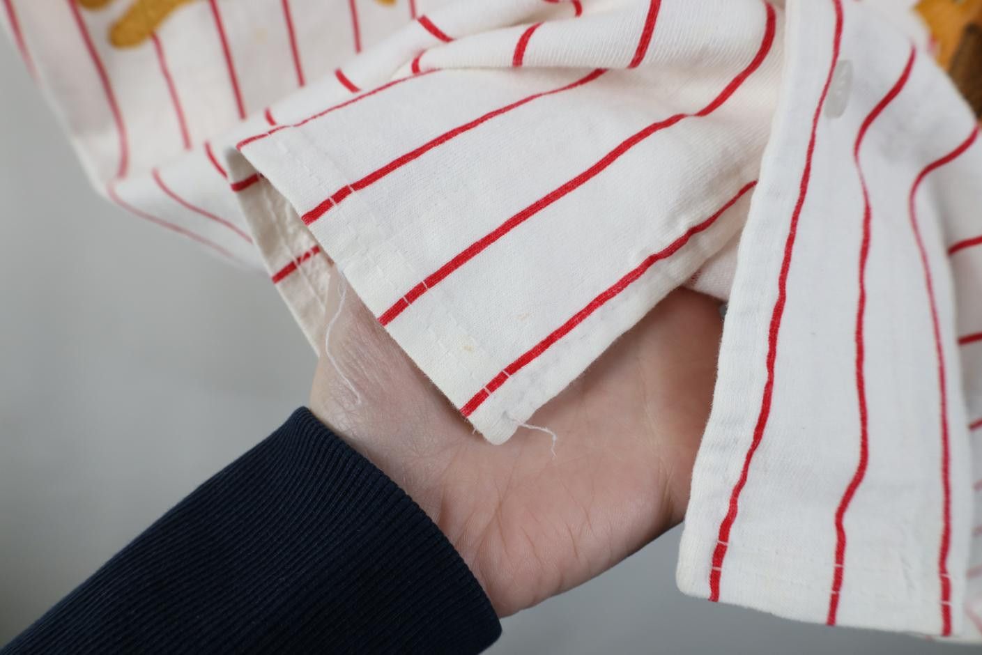 Vintage Vintage 90s Sunflower Pinstriped Baseball Jersey Shirt USA Size XXL / US 16-18 / IT 52-54 - 12 Thumbnail