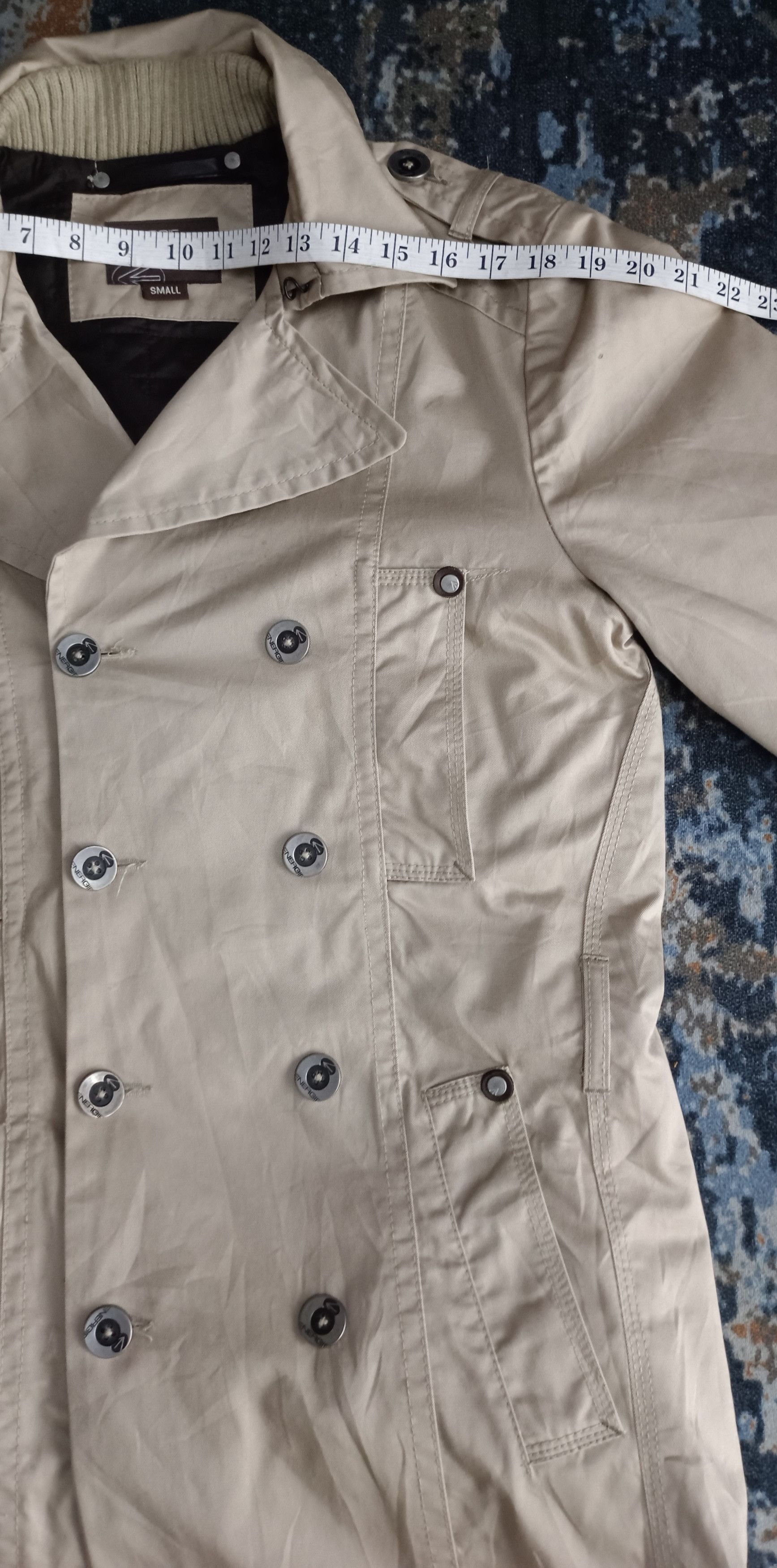 Energie Energie Trench Cout Double Breast ifsixwasnine lgb style Size US M / EU 48-50 / 2 - 17 Thumbnail