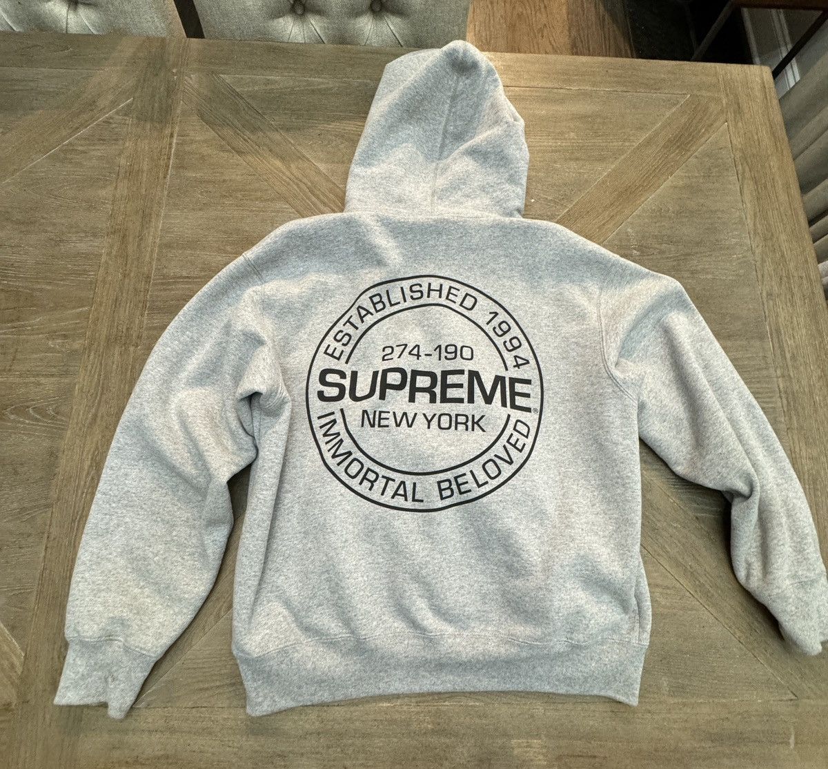 Supreme FW09 Teal Box Logo Hoodie | Grailed