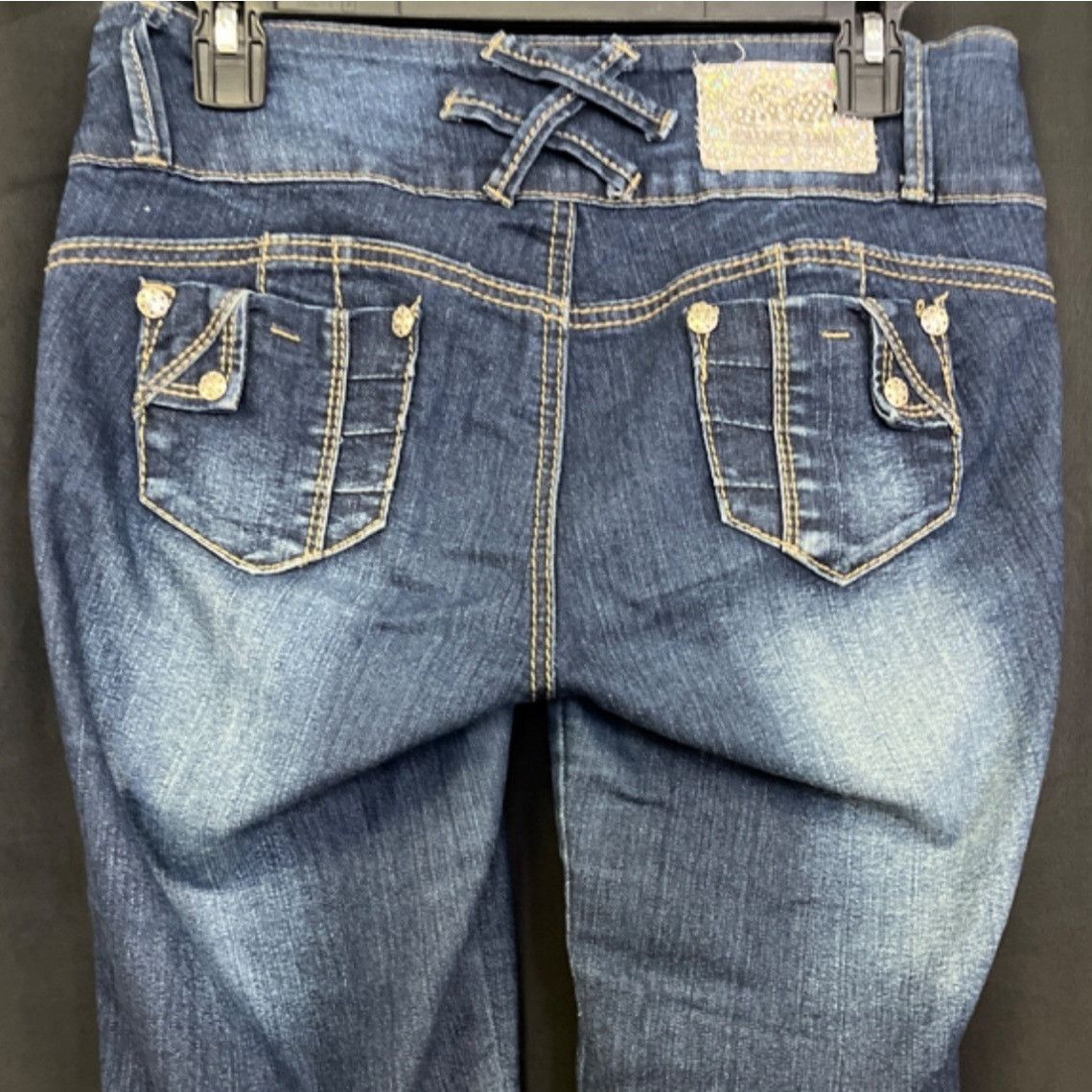 Other Silver Diva Women's Blue Pants/Skinny Jeans Size 7 SKU 5128 Size 28" / US 6 / IT 42 - 4 Thumbnail
