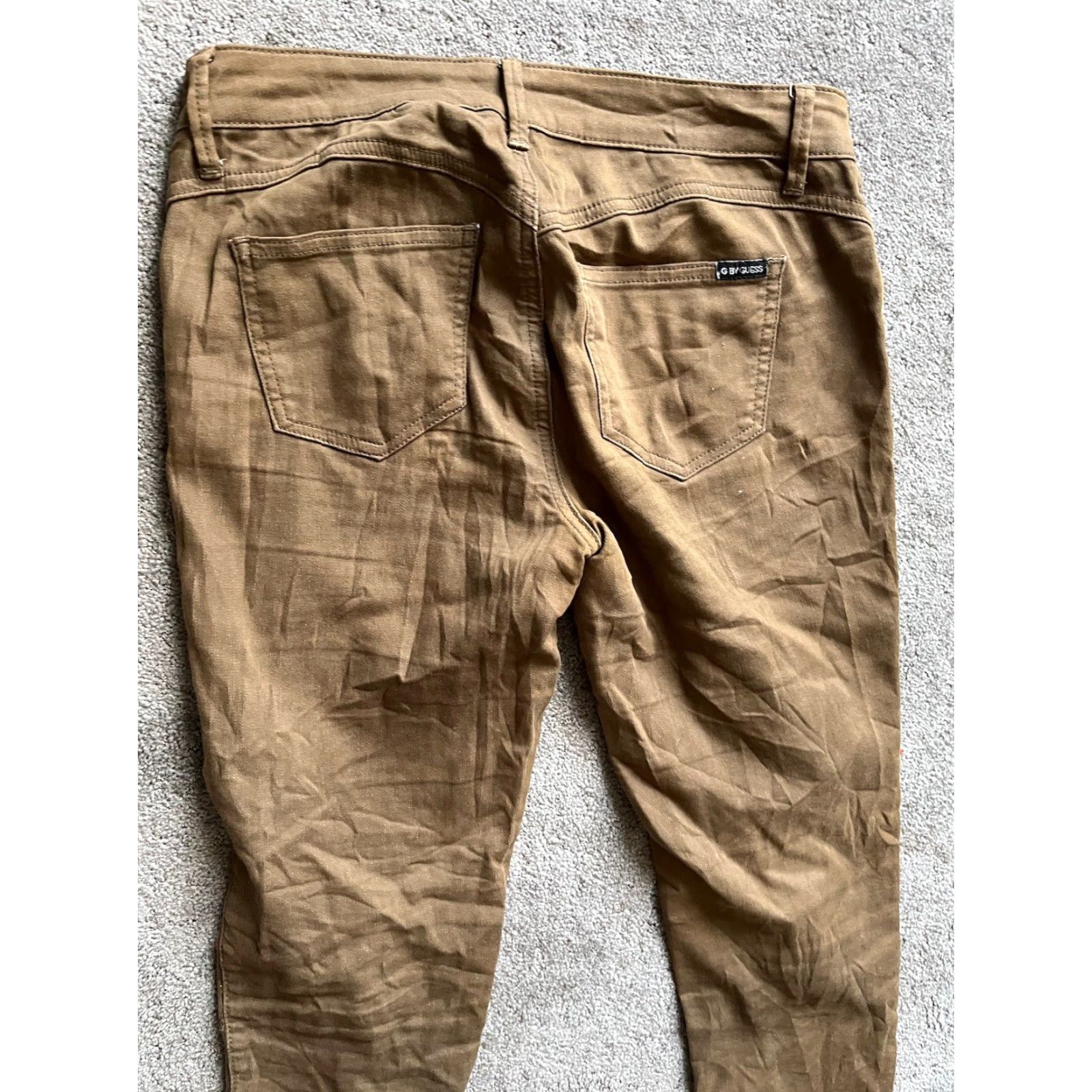 Guess G by GUESS Jeans Women's Dark Wash Brown Denim Skinny Size 25 Size 42" / US 20 - 2 Thumbnail