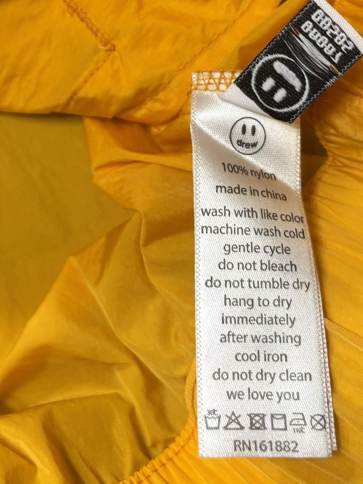 Drew House Drew House Nylon Anorak Golden Yellow Size US M / EU 48-50 / 2 - 4 Thumbnail