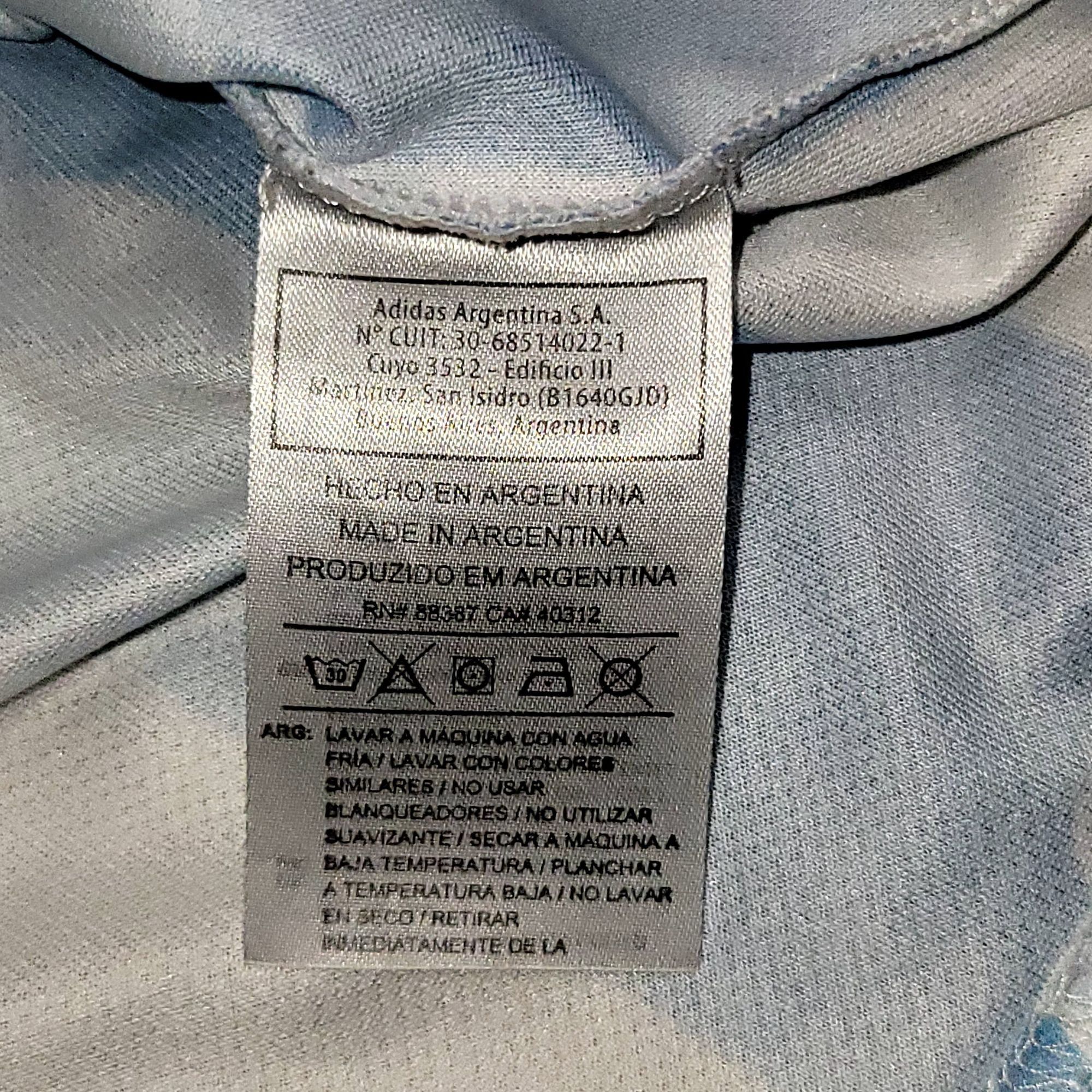 Adidas Messi Argentina 2020 2021 2022 COPA AMERICA Soccer Jersey L Size US L / EU 52-54 / 3 - 8 Thumbnail