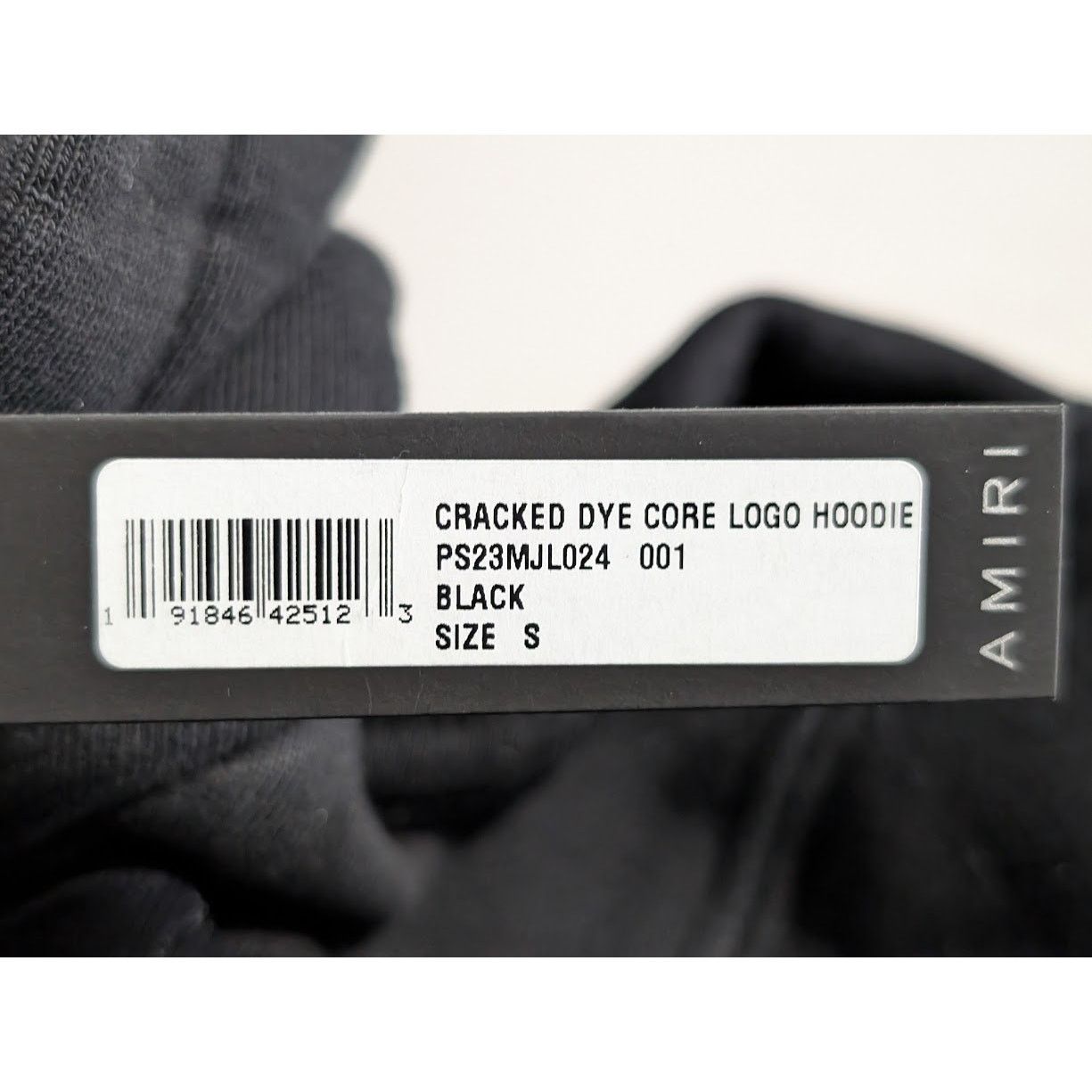 Amiri o1rshd1 Q:4 / Cracked Dye Core Logo Hoodie in Black Size US S / EU 44-46 / 1 - 22 Thumbnail