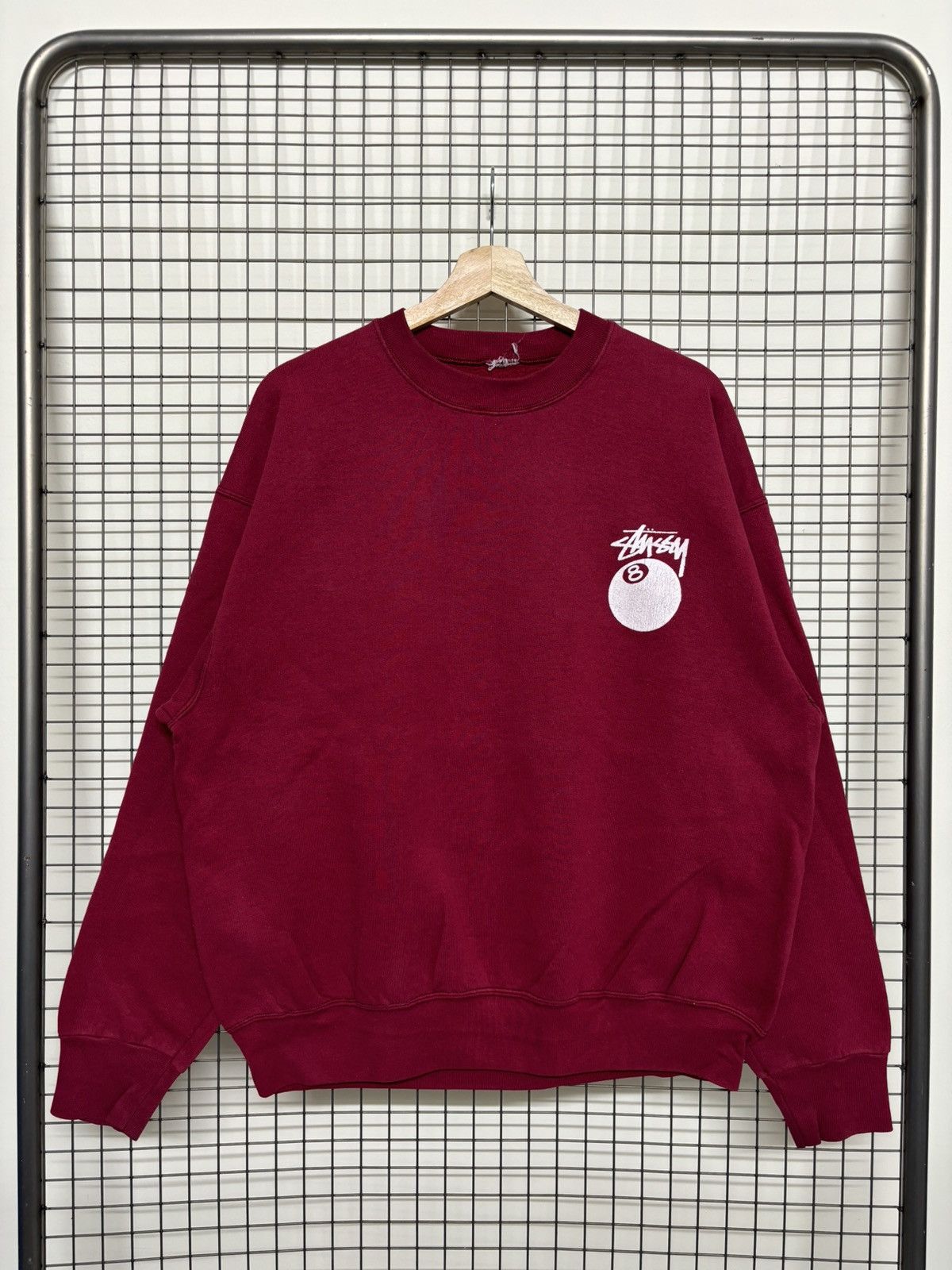 Stussy × Vintage 🚨Final Drop🚨 Vintage Stussy 8 Ball Sweatshirt Size US L / EU 52-54 / 3 - 5 Thumbnail