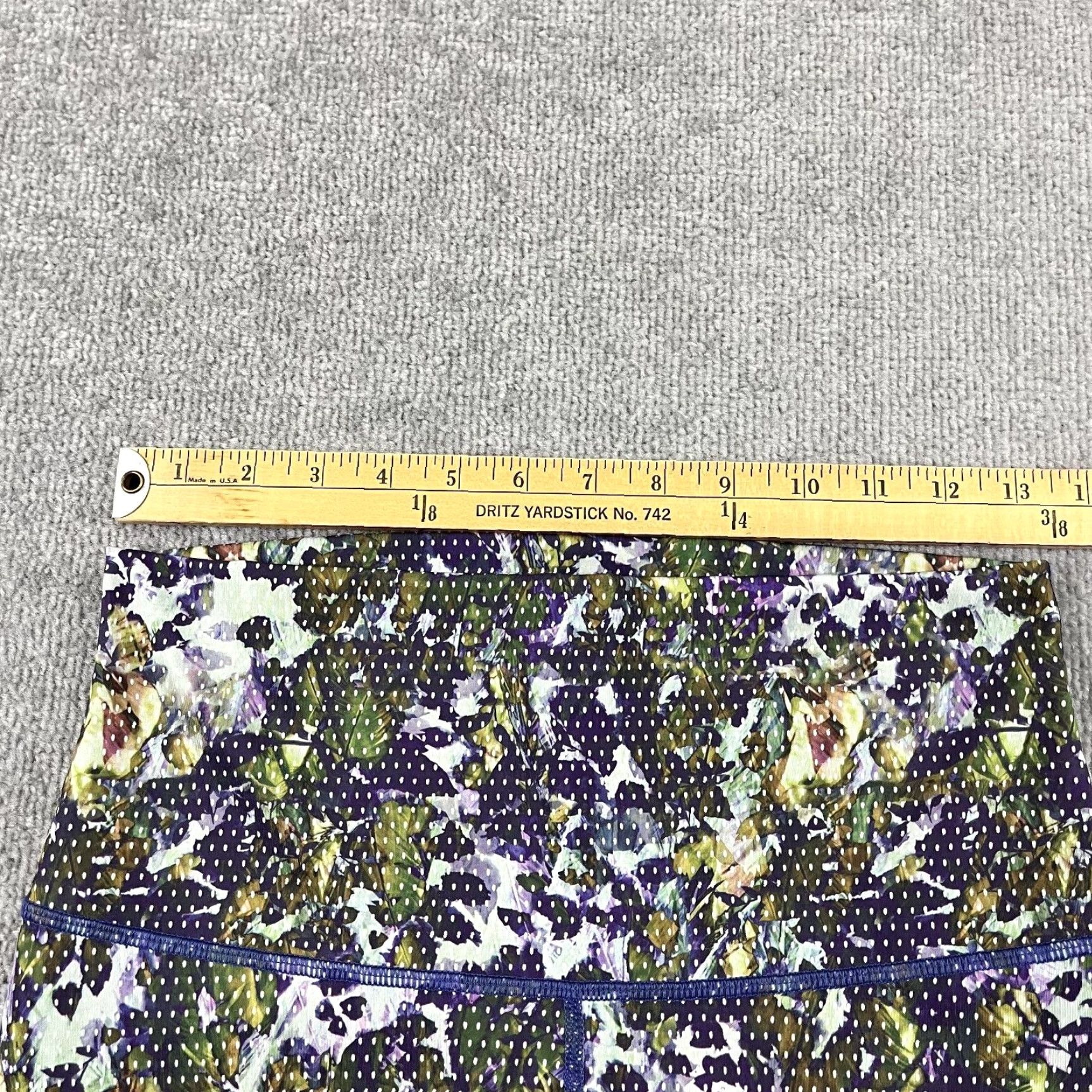 Lululemon LULULEMON Wunder Under Crop II Leggings Women Size 6 / 21" Floral Yoga Gym Sport Size 28" / US 6 / IT 42 - 6 Thumbnail