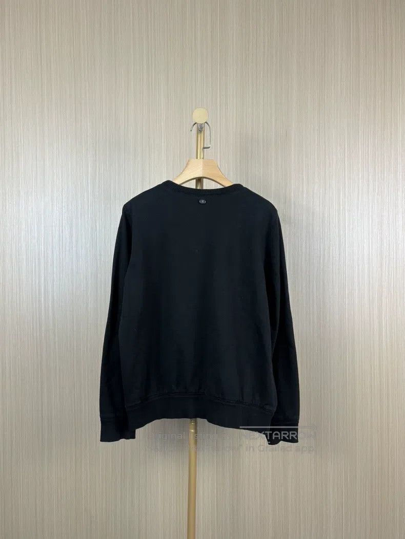 Chanel Chanel Black plush logo pullover sweatshirt Size M / US 6-8 / IT 42-44 - 2 Thumbnail