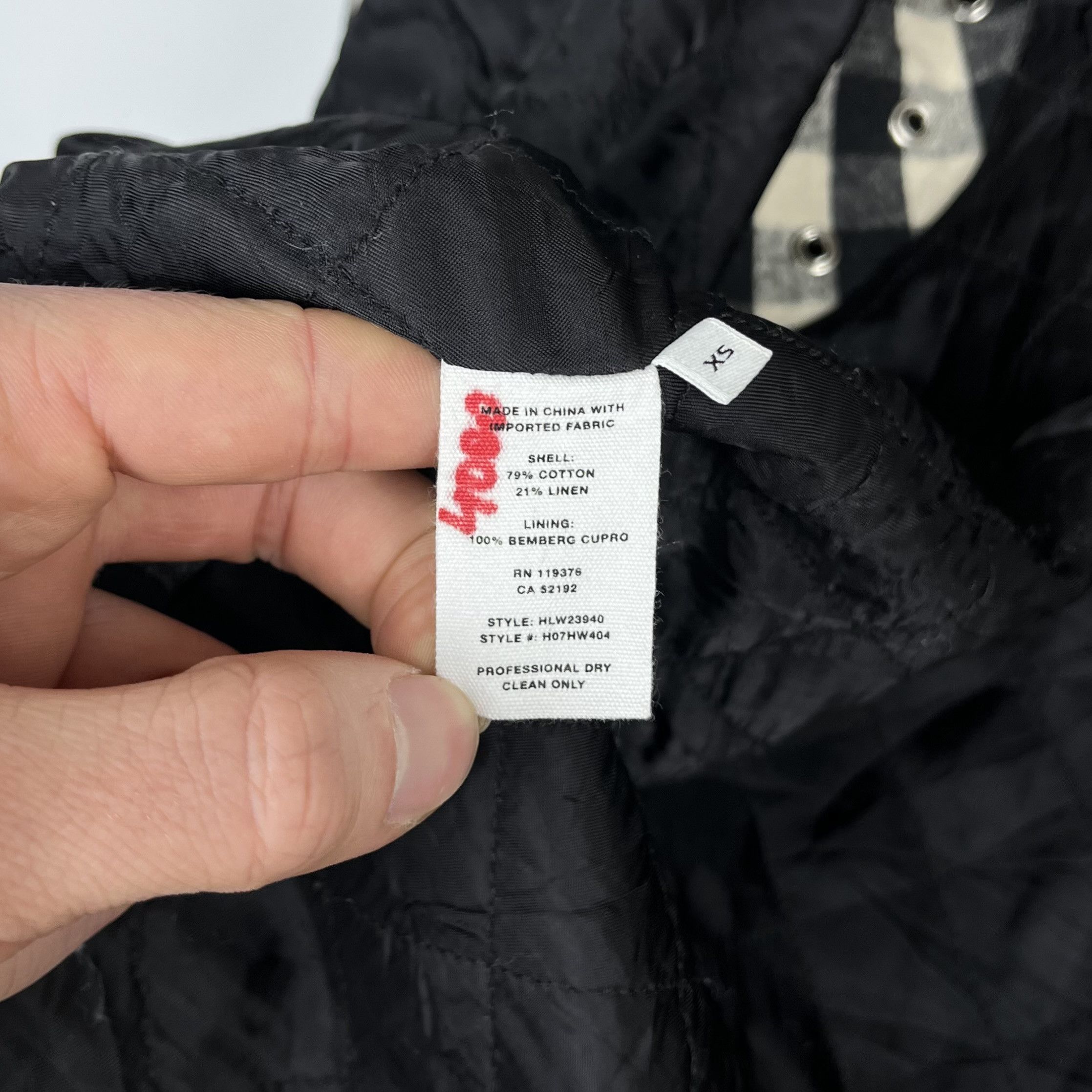 Helmut Lang Helmut Lang Oversized Gingham Flannel Overshirt Jacket Size XS / US 0-2 / IT 36-38 - 16 Thumbnail