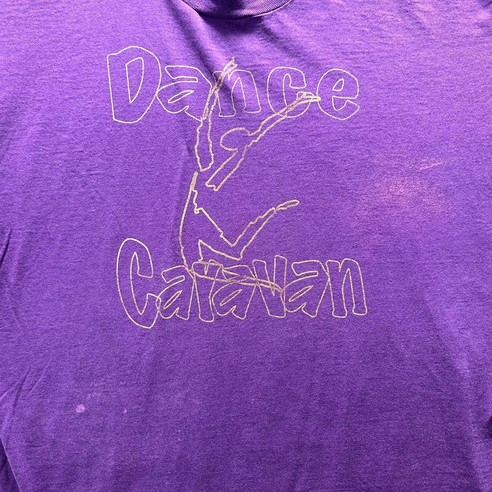 Vintage Vintage Screen Stars Best Shirt Mens XL Purple Dance Graphic Caravan 90s Size US XL / EU 56 / 4 - 2 Thumbnail