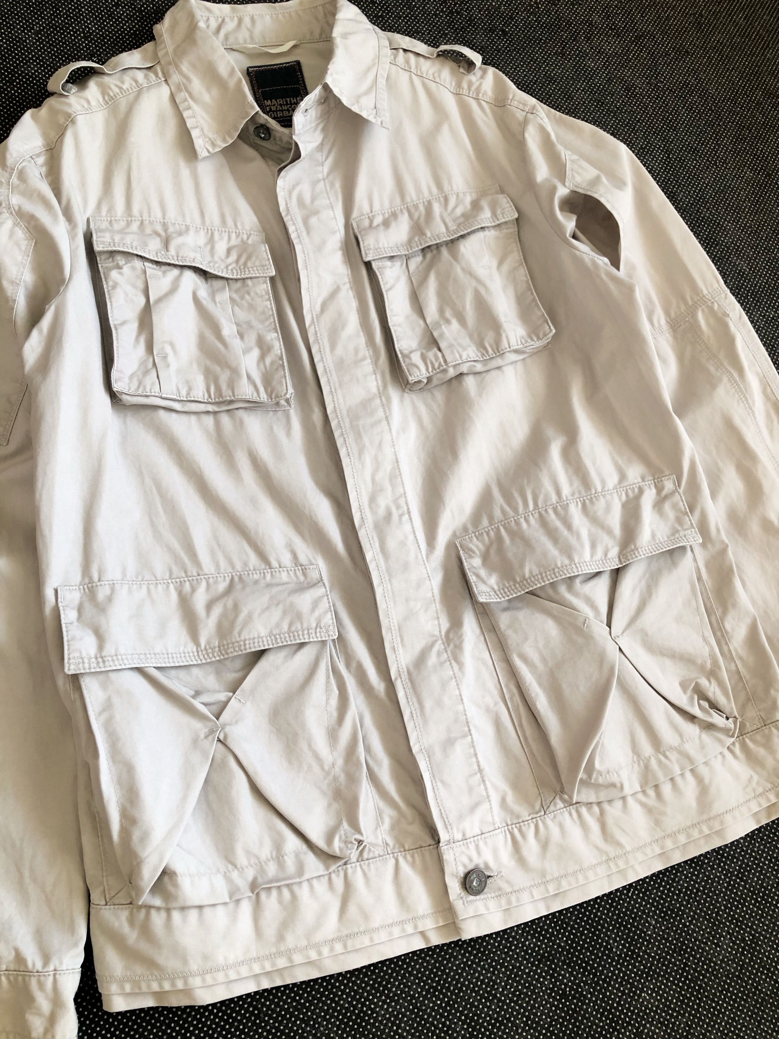 Marithe + Francois Girbaud RARE🔥MFG UTILITY MILITARY FIELD TACTICAL 5 POCKETS JACKET Size US M / EU 48-50 / 2 - 4 Thumbnail