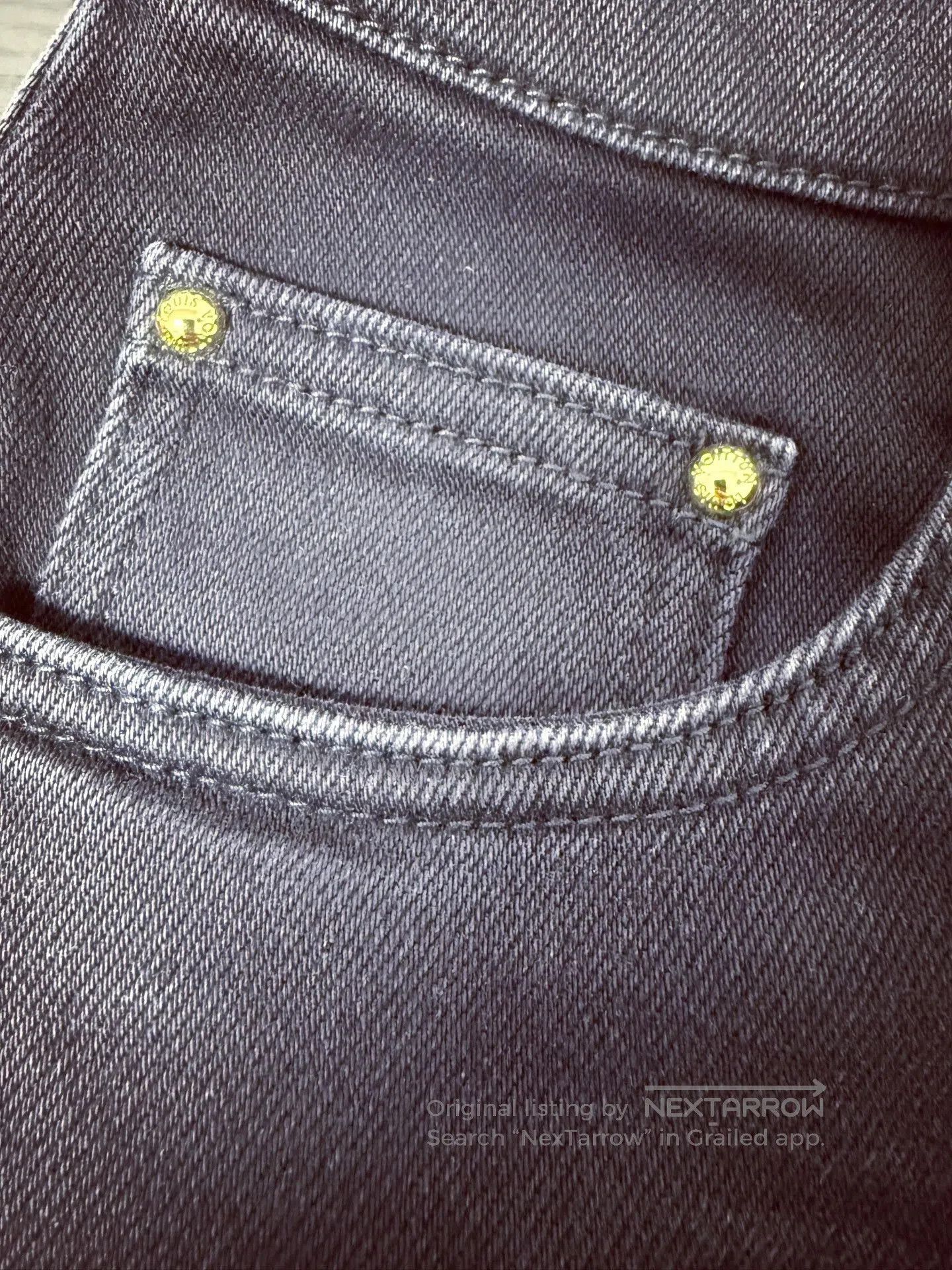 Louis Vuitton Lv Black Jeans. Size 41" - 6 Thumbnail