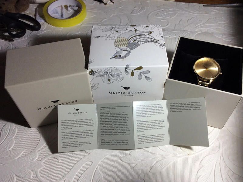 Designer olivia gold stainless steel watch Size ONE SIZE - 2 Thumbnail