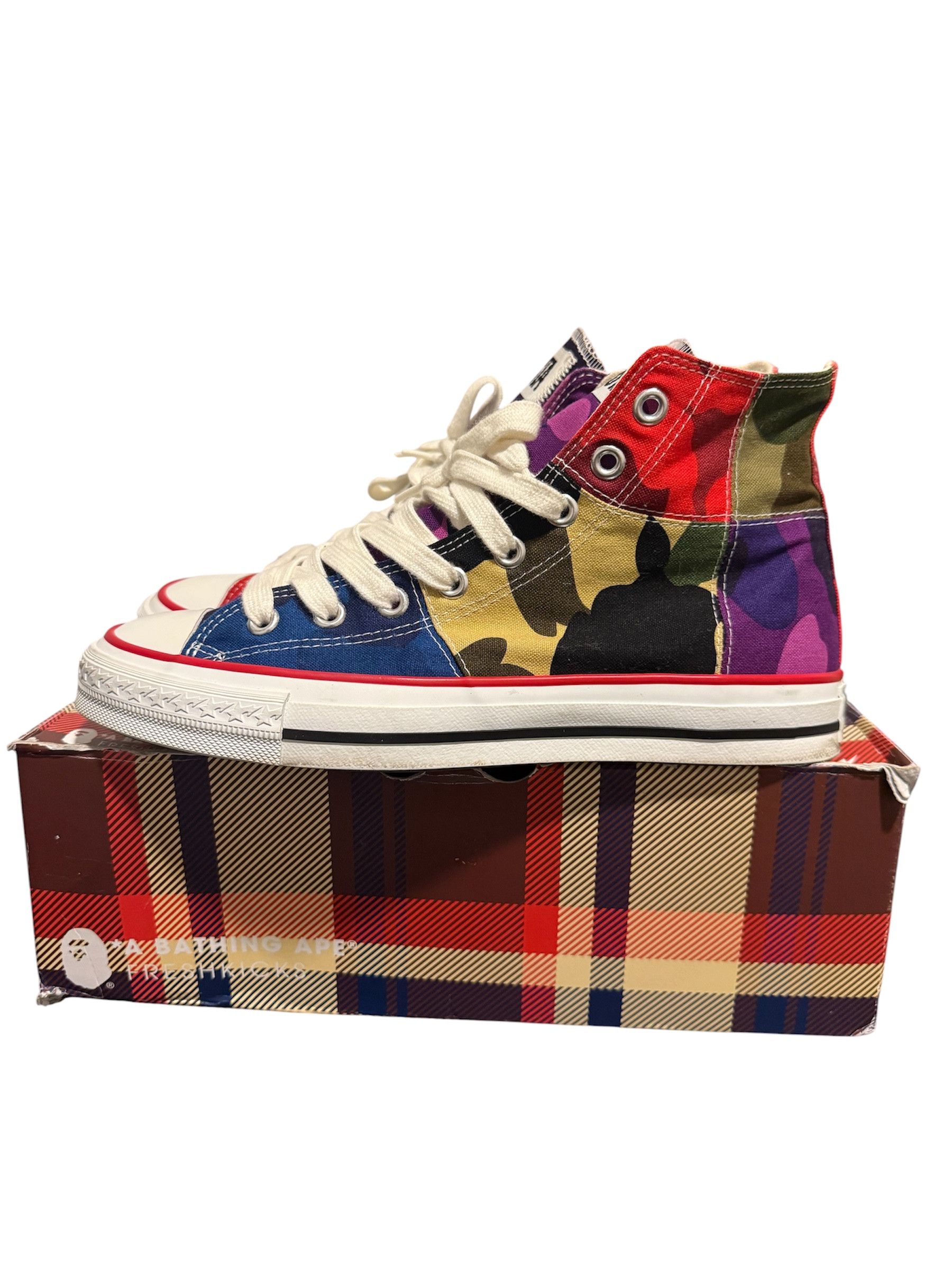 Bape Multi Camo Apestas Size US 8.5 / EU 41-42 - 2 Thumbnail