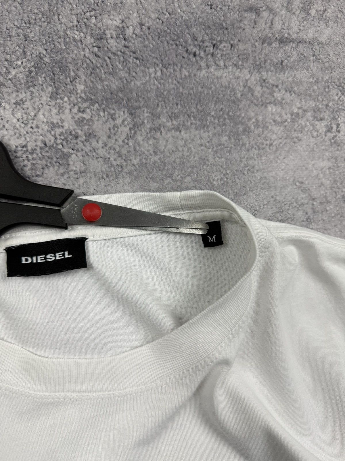 Diesel Vintage Diesel Big Logo T-Shirt White Tee Streetwear Hype Size US M / EU 48-50 / 2 - 13 Thumbnail