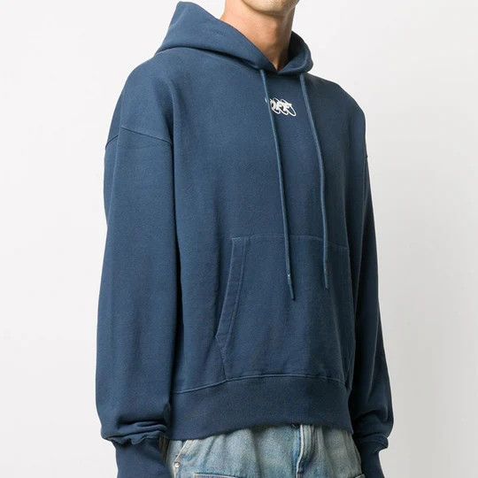 Off-White Blue Mirko First Logo Oversized Hoodie Size US M / EU 48-50 / 2 - 3 Thumbnail