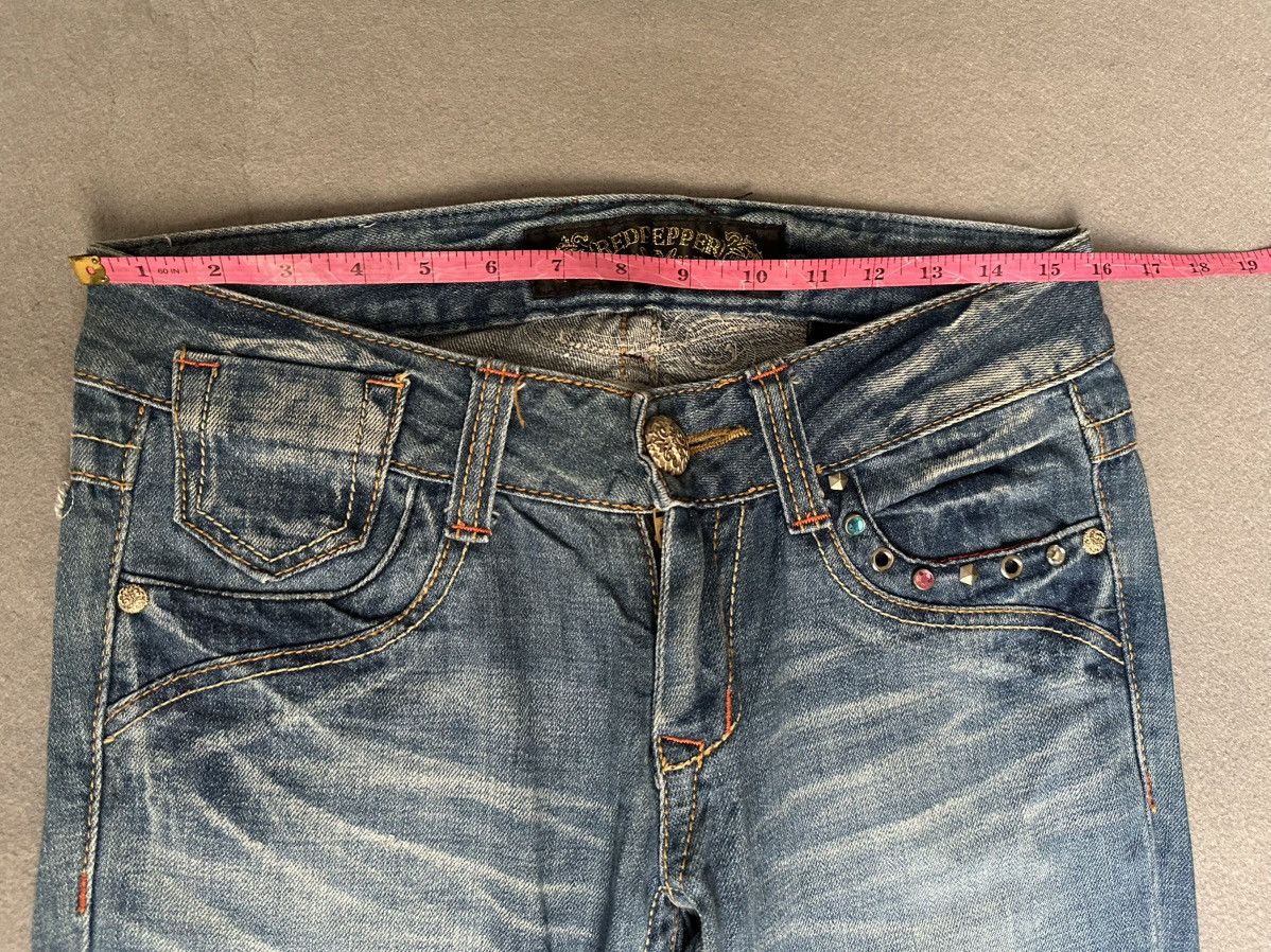Japanese Brand Red Pepper Japan Denim Low Rise Size US 30 / EU 46 - 3 Thumbnail