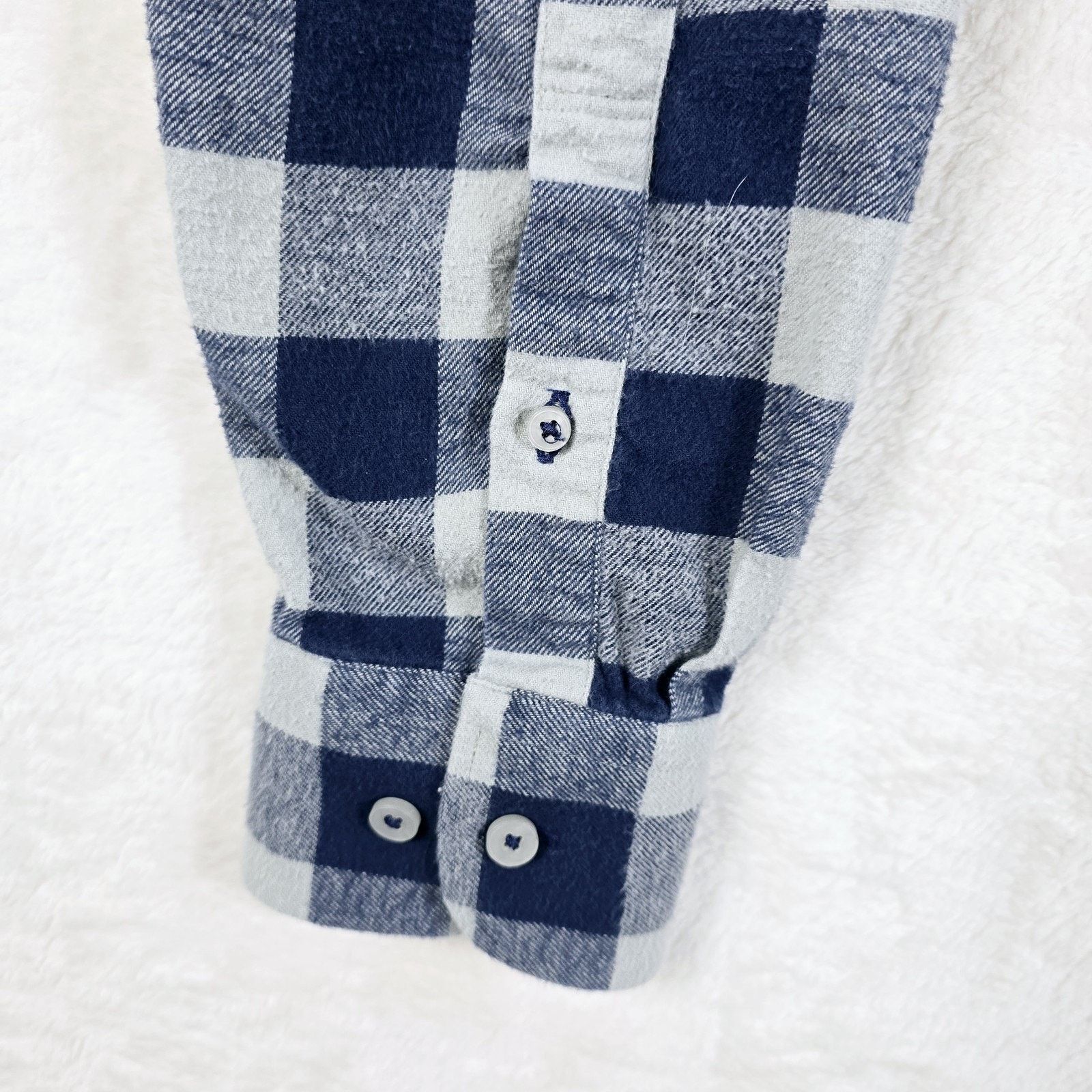 UNTUCKit UNTUCKit Shirt Large Blue Slim Fit Men’s Plaid Flannel Size US L / EU 52-54 / 3 - 8 Thumbnail