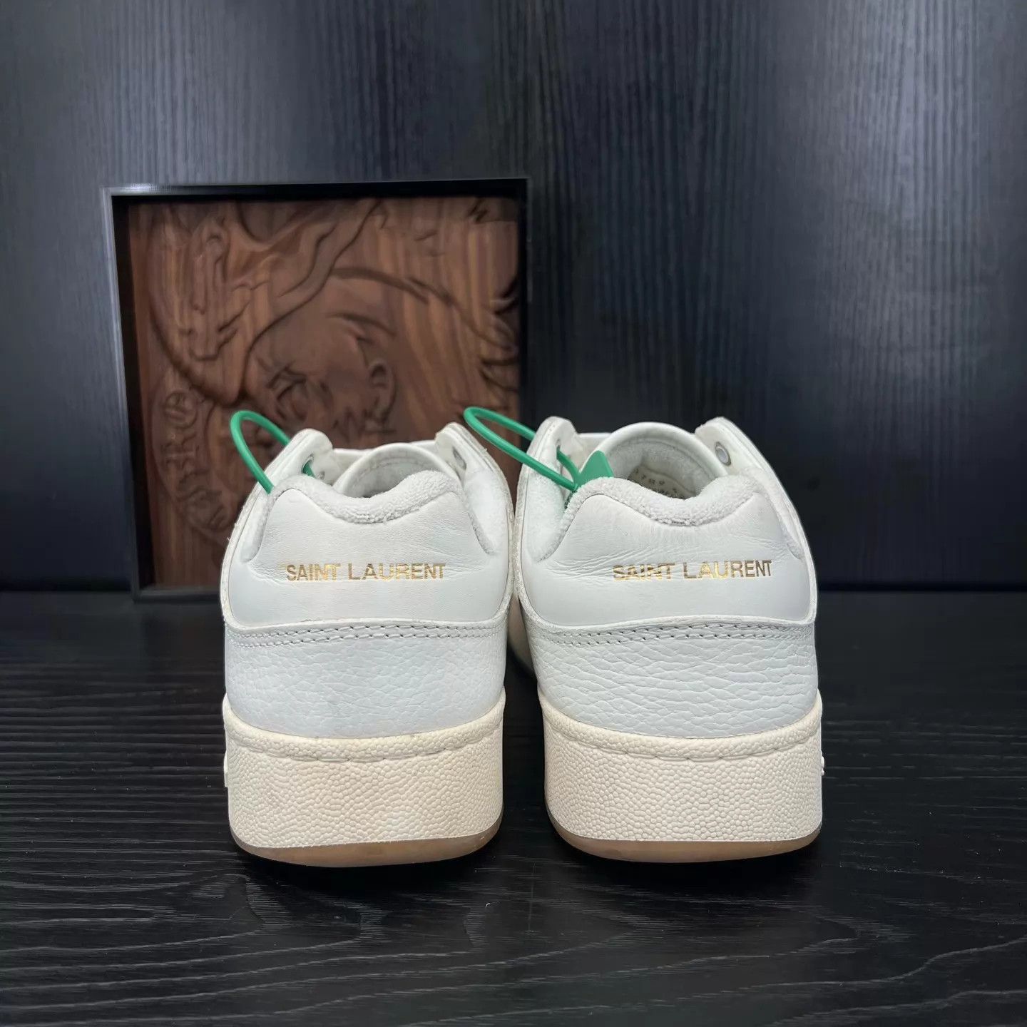 Yves Saint Laurent YSL SL/61 White 42 Like New With Box & Accs Size US 9 / EU 42 - 4 Thumbnail